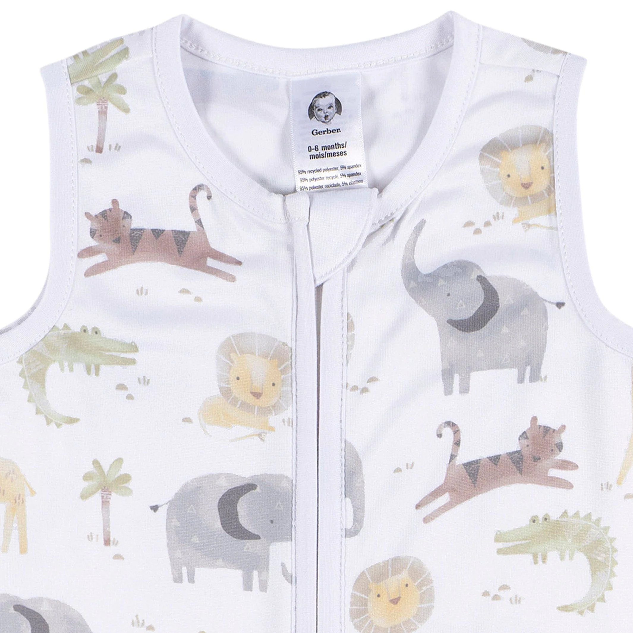 Baby Neutral Animal Geo Sleepbag Wearable Blanket - Image 2