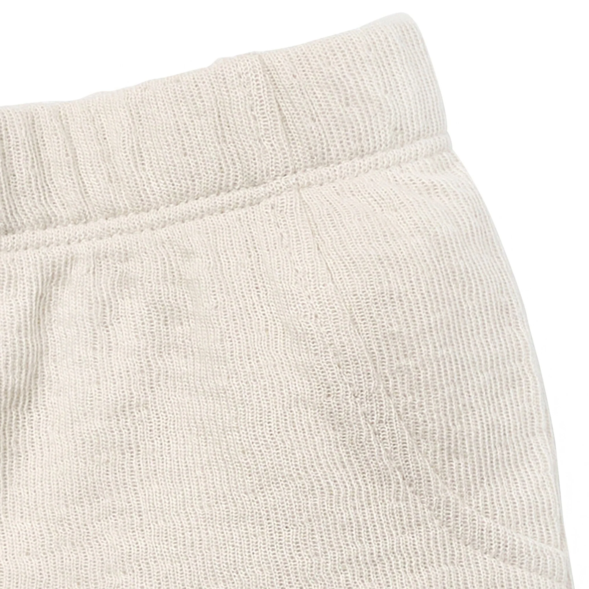Baby Neutral Beige Cuffed Shorts - Image 3