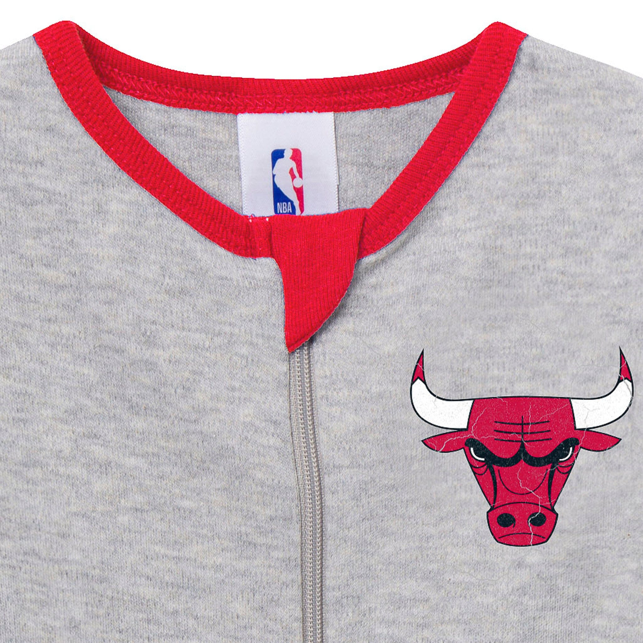 Baby Neutral Chicago Bulls Footless Pajamas - Image 2