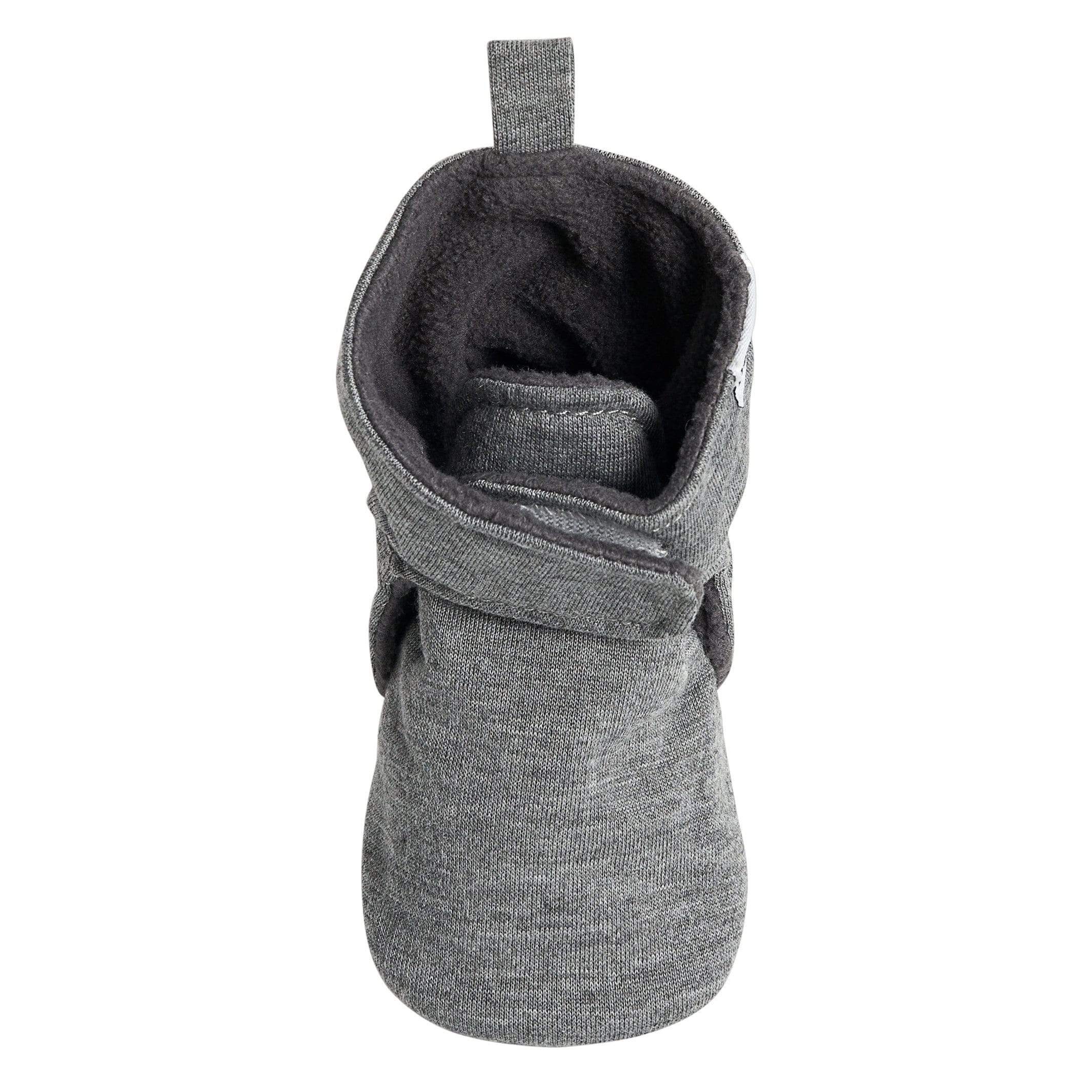 Baby Neutral Heather Gray Soft Booties - Image 5