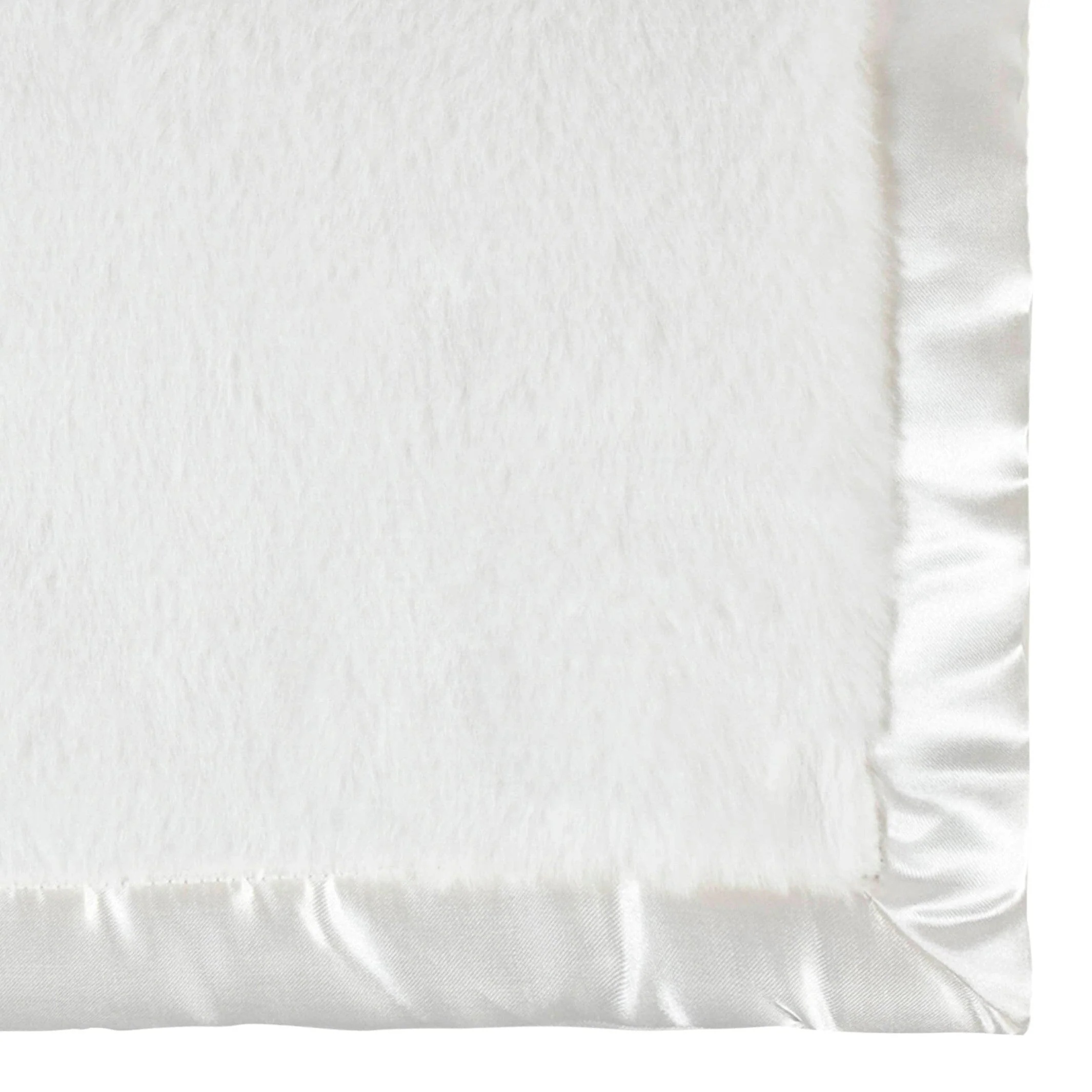 Embroidered Neutral Ivory Plush Blanket - Image 6