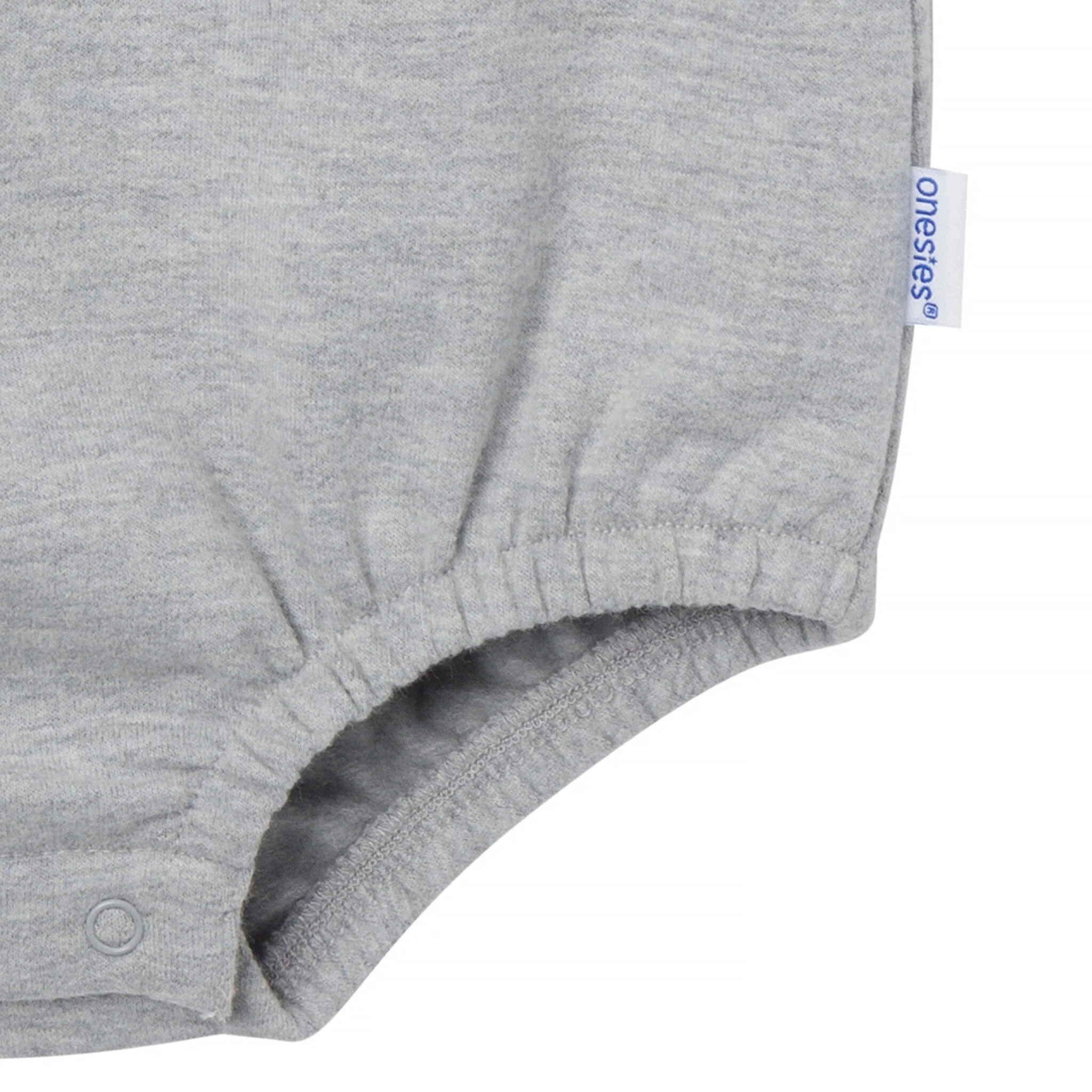 Baby Neutral Little and Loud Sweatshirt Bubble Romper - Image 4