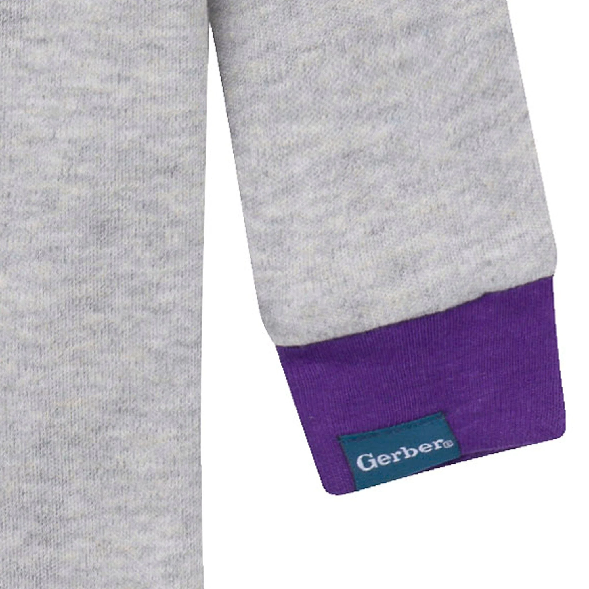 Baby Neutral Los Angeles Lakers Footless Pajamas - Image 3