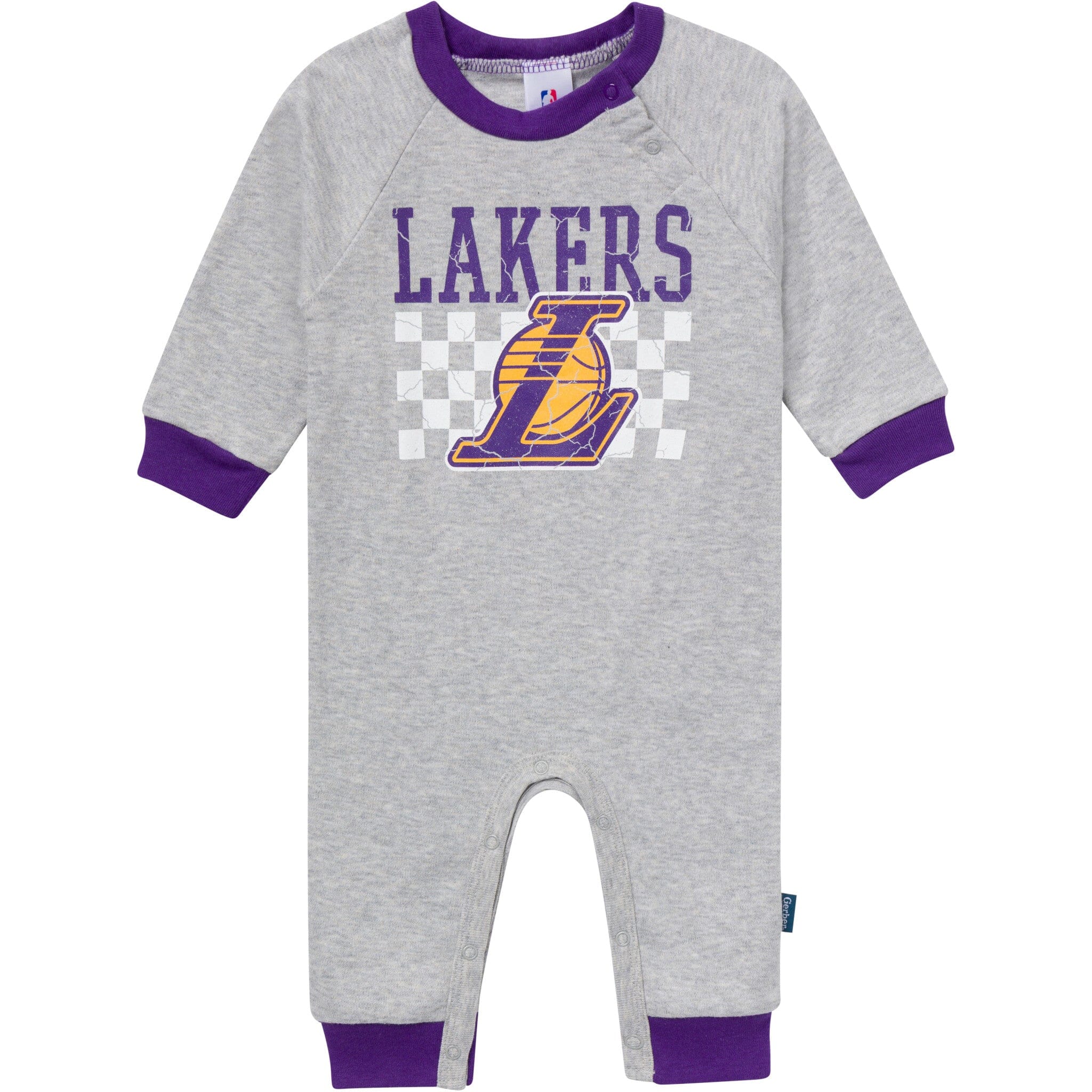 Baby Neutral Los Angeles Lakers Romper