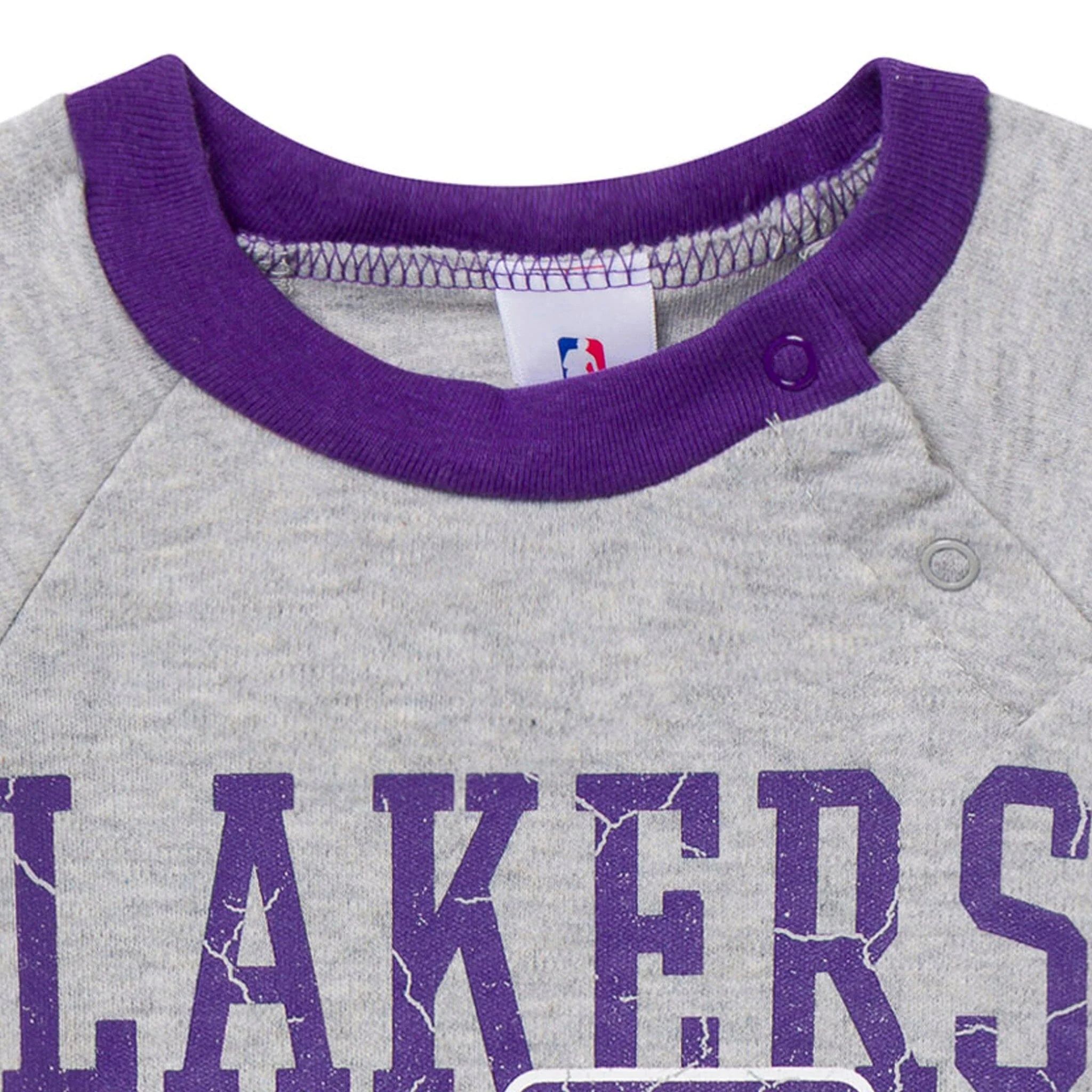 Baby Neutral Los Angeles Lakers Romper - Image 2