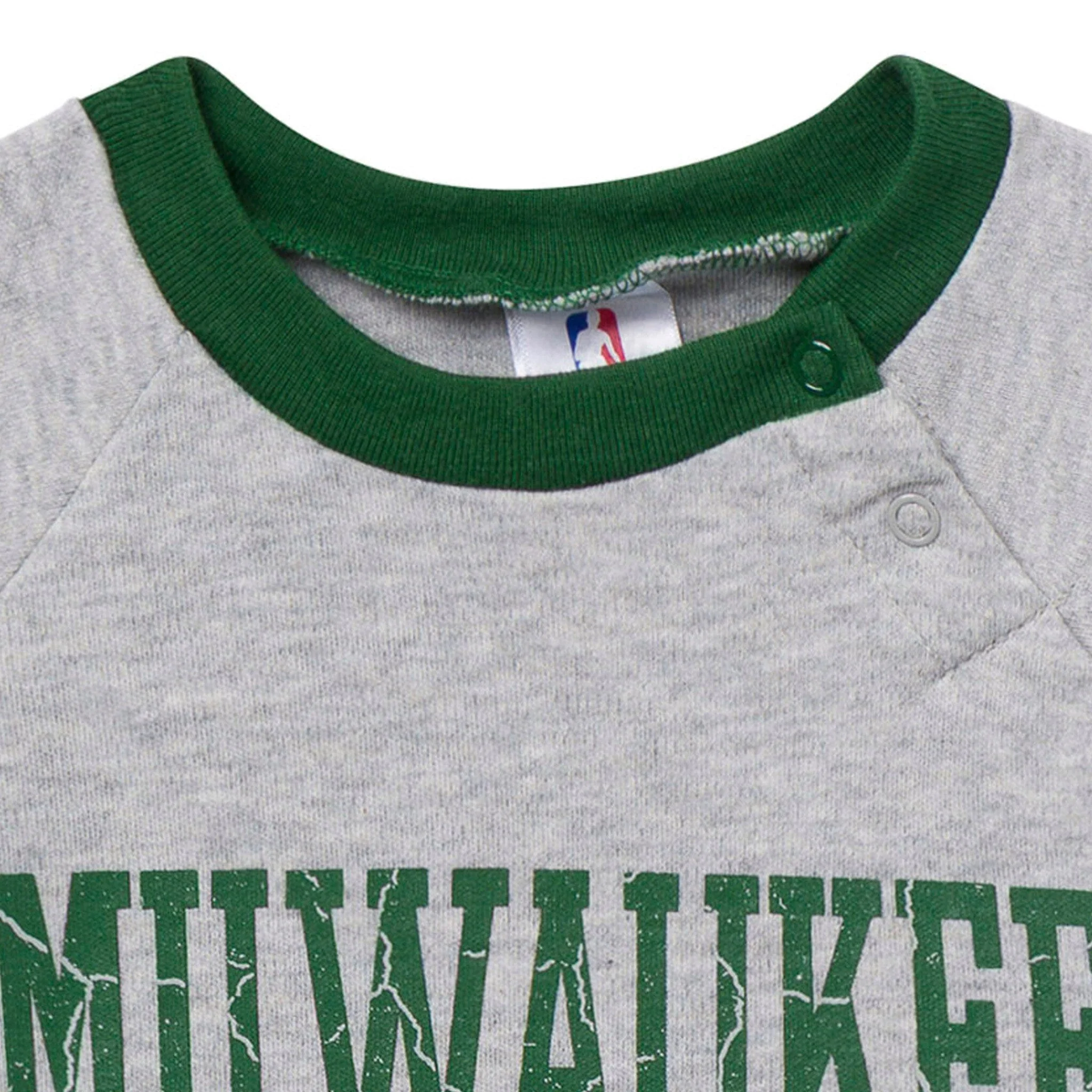 Baby Neutral Milwaukee Bucks Romper - Image 2