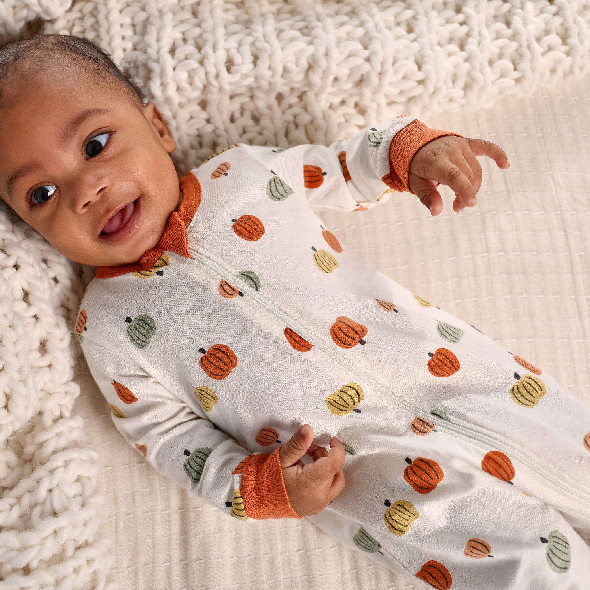 Baby Neutral Multi-Color Pumpkins Sleep 'N Play - Image 3