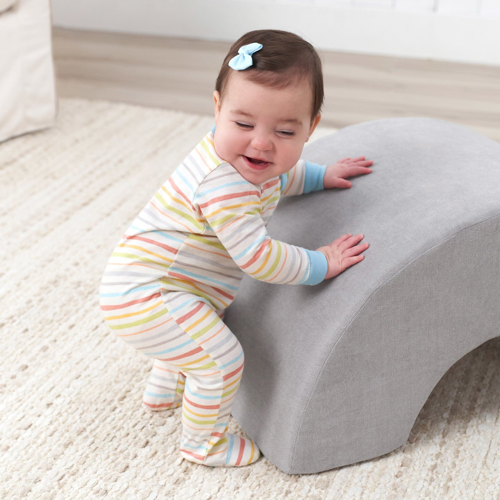 Baby Neutral Multi-Color Stripes Sleep 'N Play - Image 3