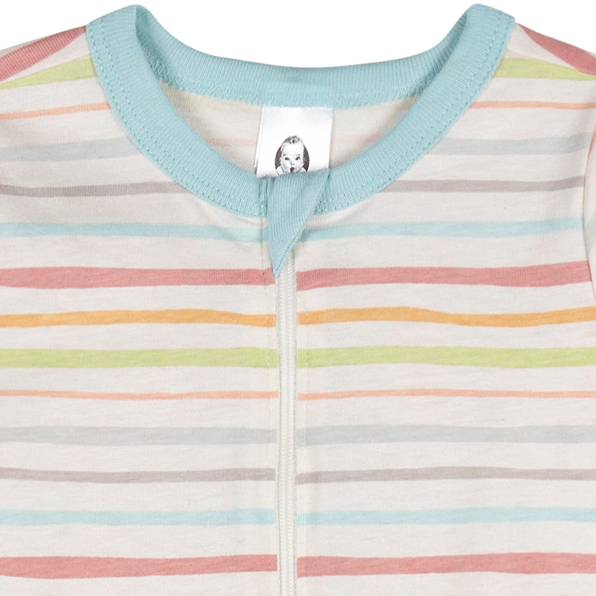 Baby Neutral Multi-Color Stripes Sleep 'N Play - Image 4