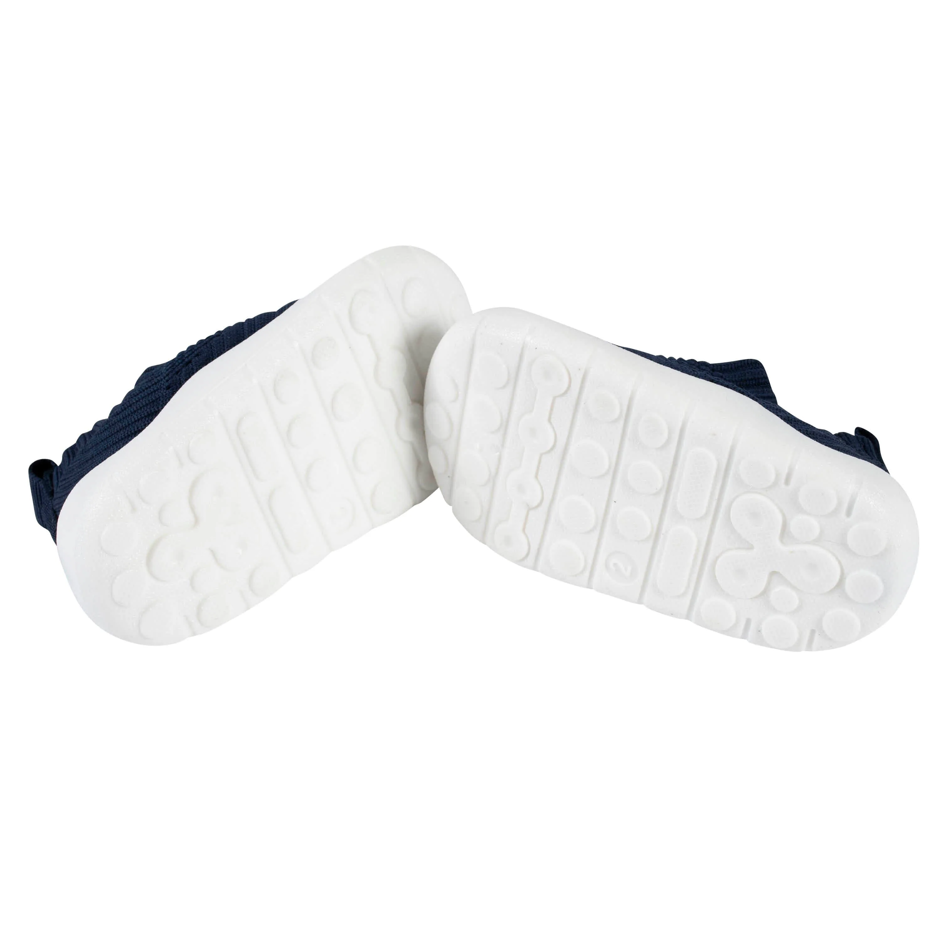 Baby Neutral Navy Stretchy Knit Slip-On Sneaker - Image 5
