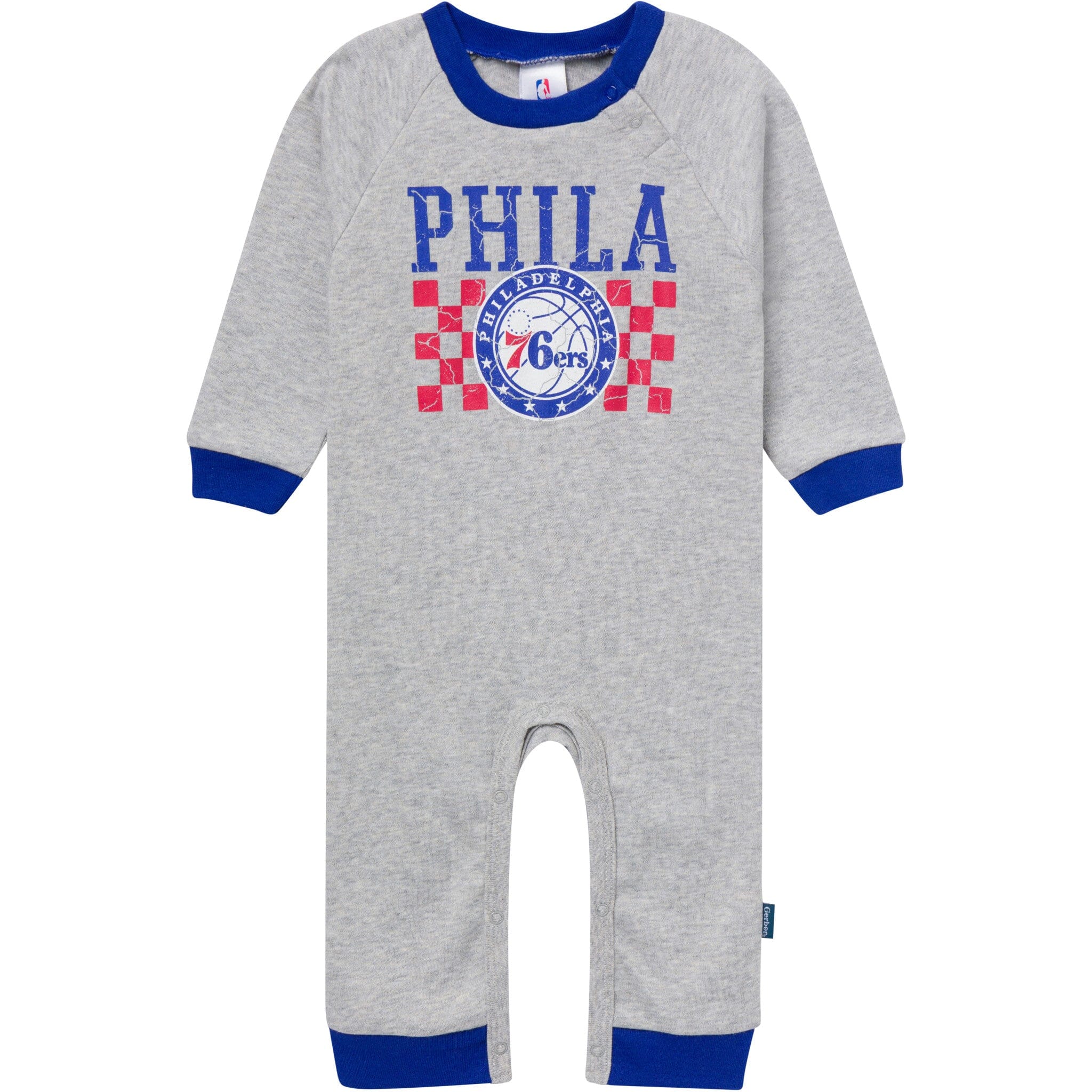 Baby Neutral Philadelphia 76ers Romper