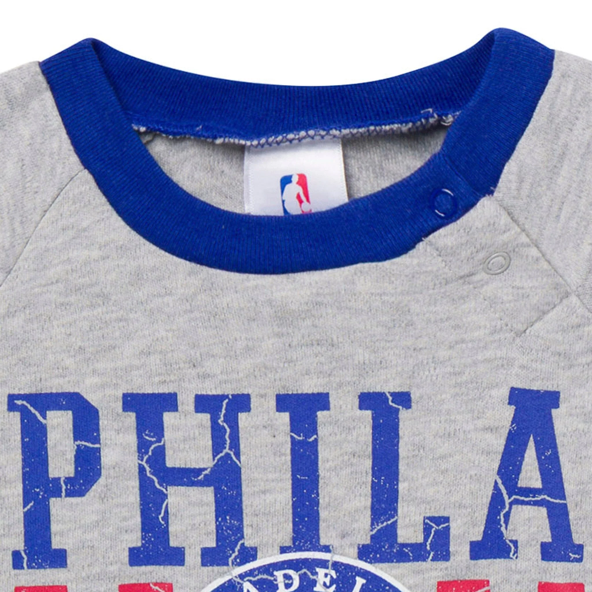 Baby Neutral Philadelphia 76ers Romper - Image 2