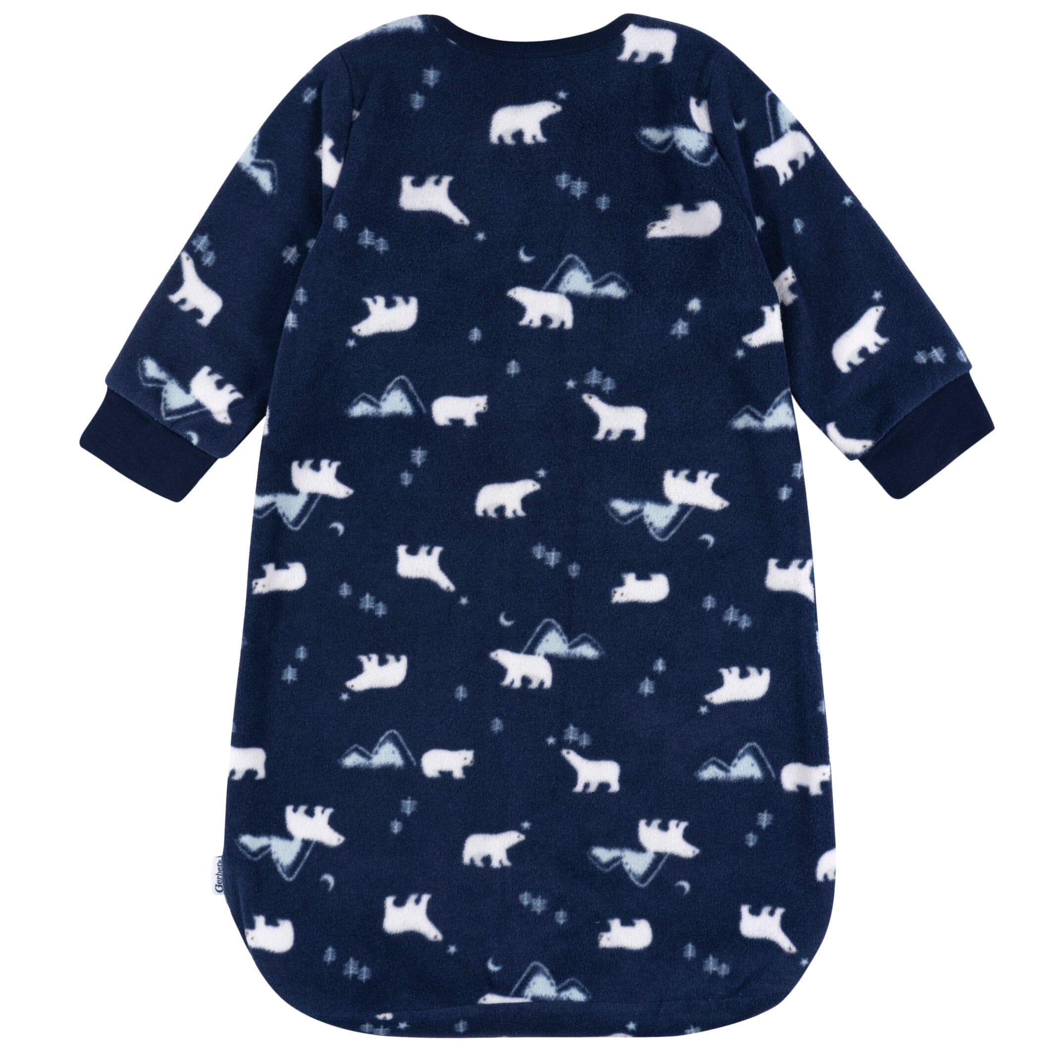 Baby Neutral Polar Bears Wearable Blanket - Image 4