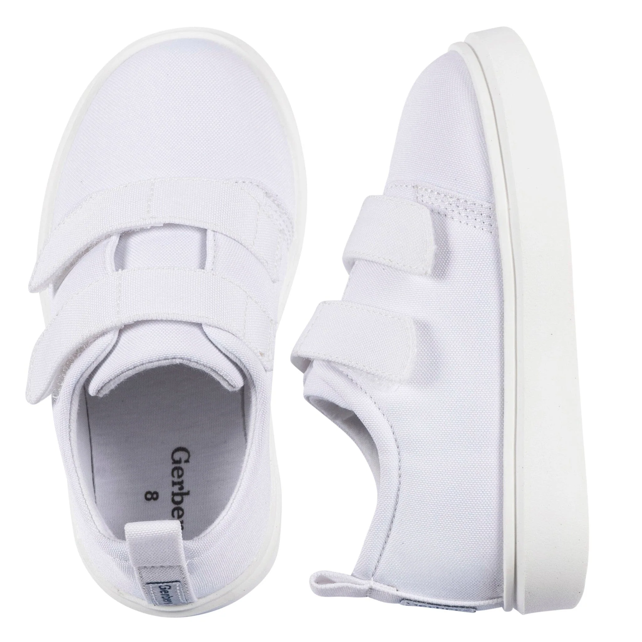 Infant & Toddler Neutral White Strap Sneaker - Image 4