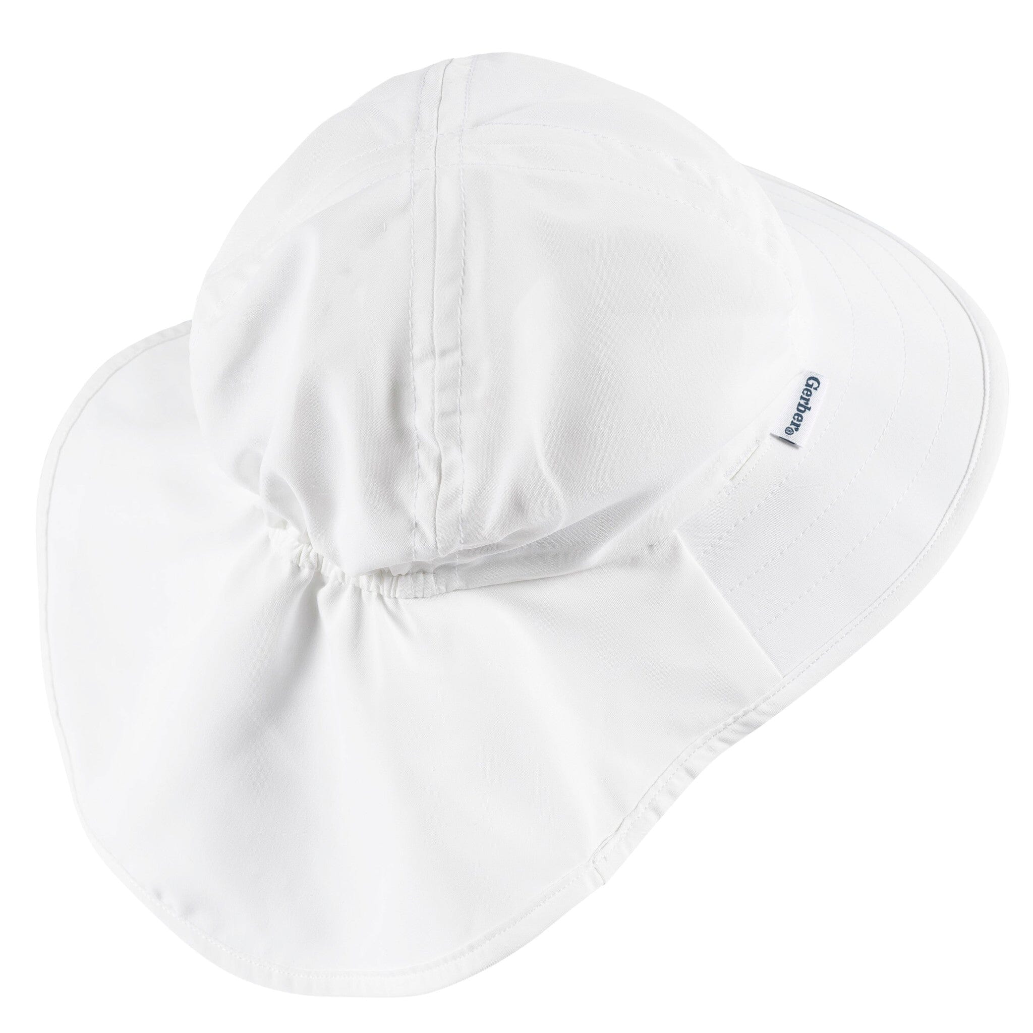 Baby Neutral UPF 50+ White Sun Hat - Image 3