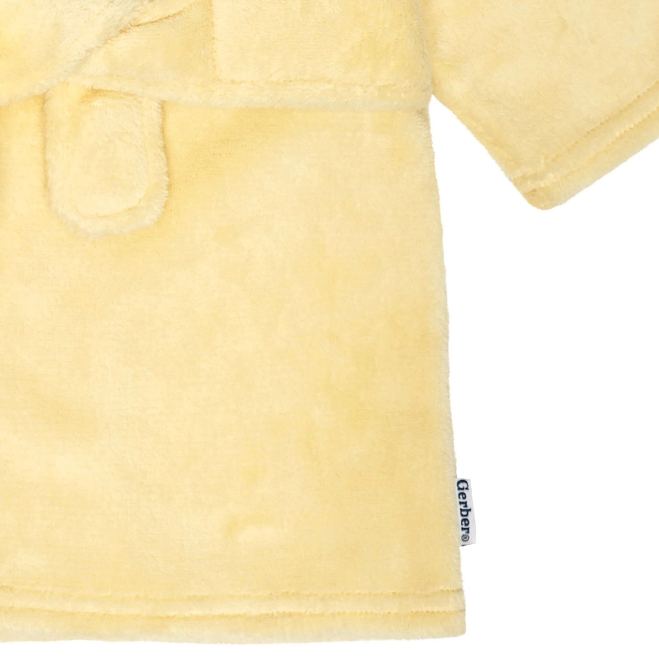 Embroidered Baby Neutral Giraffe Robe - Image 7