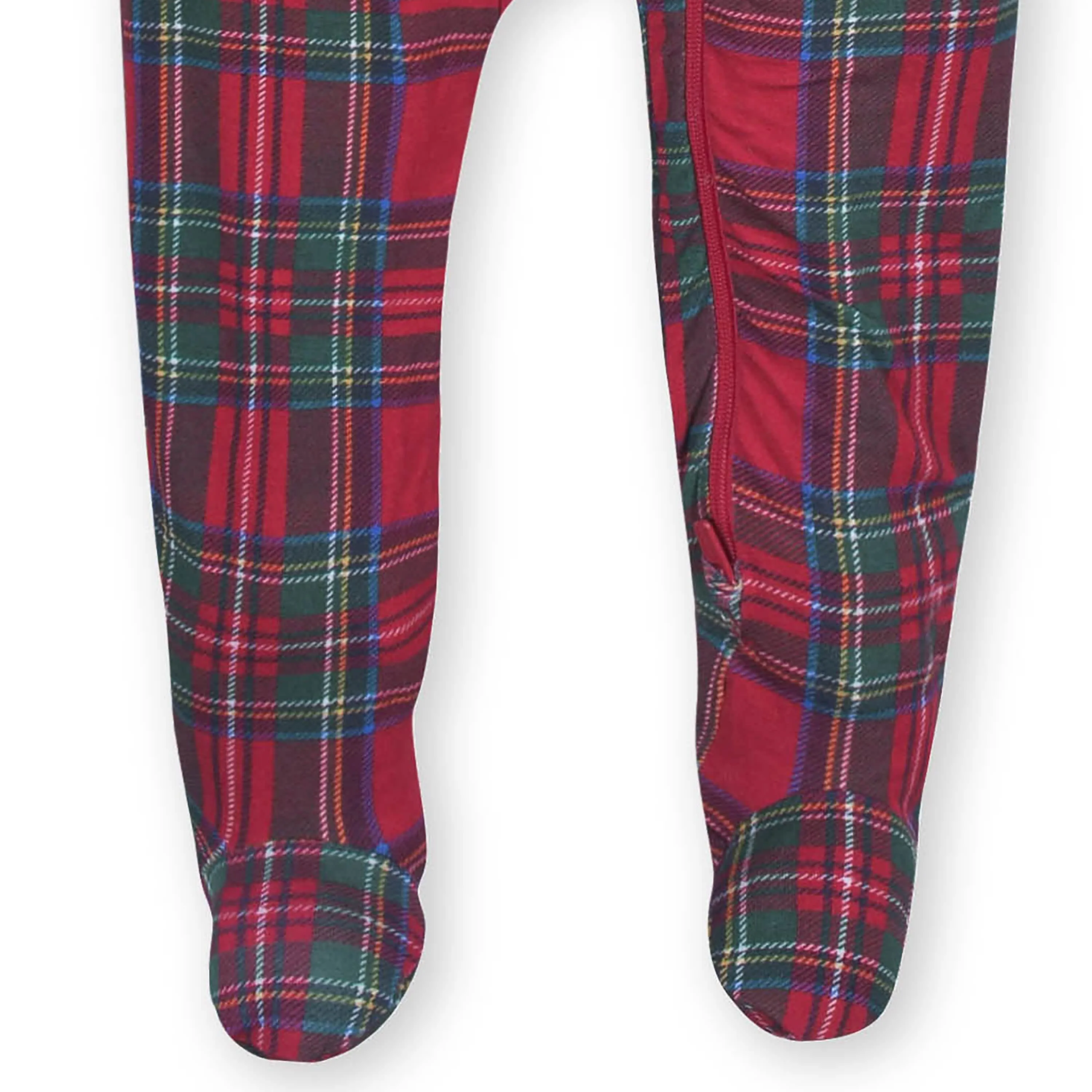 Baby Plaid About You Buttery Soft Viscose Made from Eucalyptus Snug Fit Footed Holiday Pajamas - Image 7