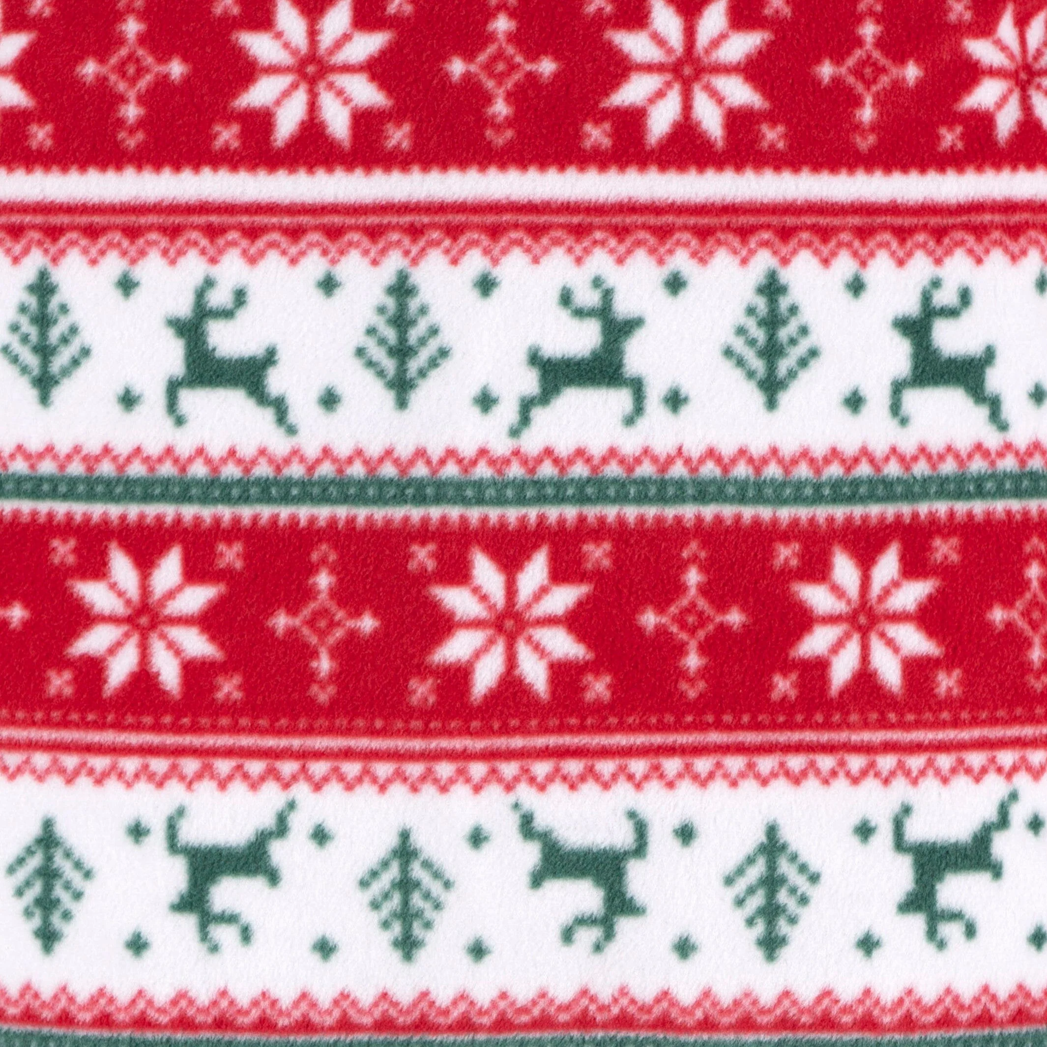 Baby & Toddler Neutral Deer Fairisle Footed Fleece Pajamas - Image 2