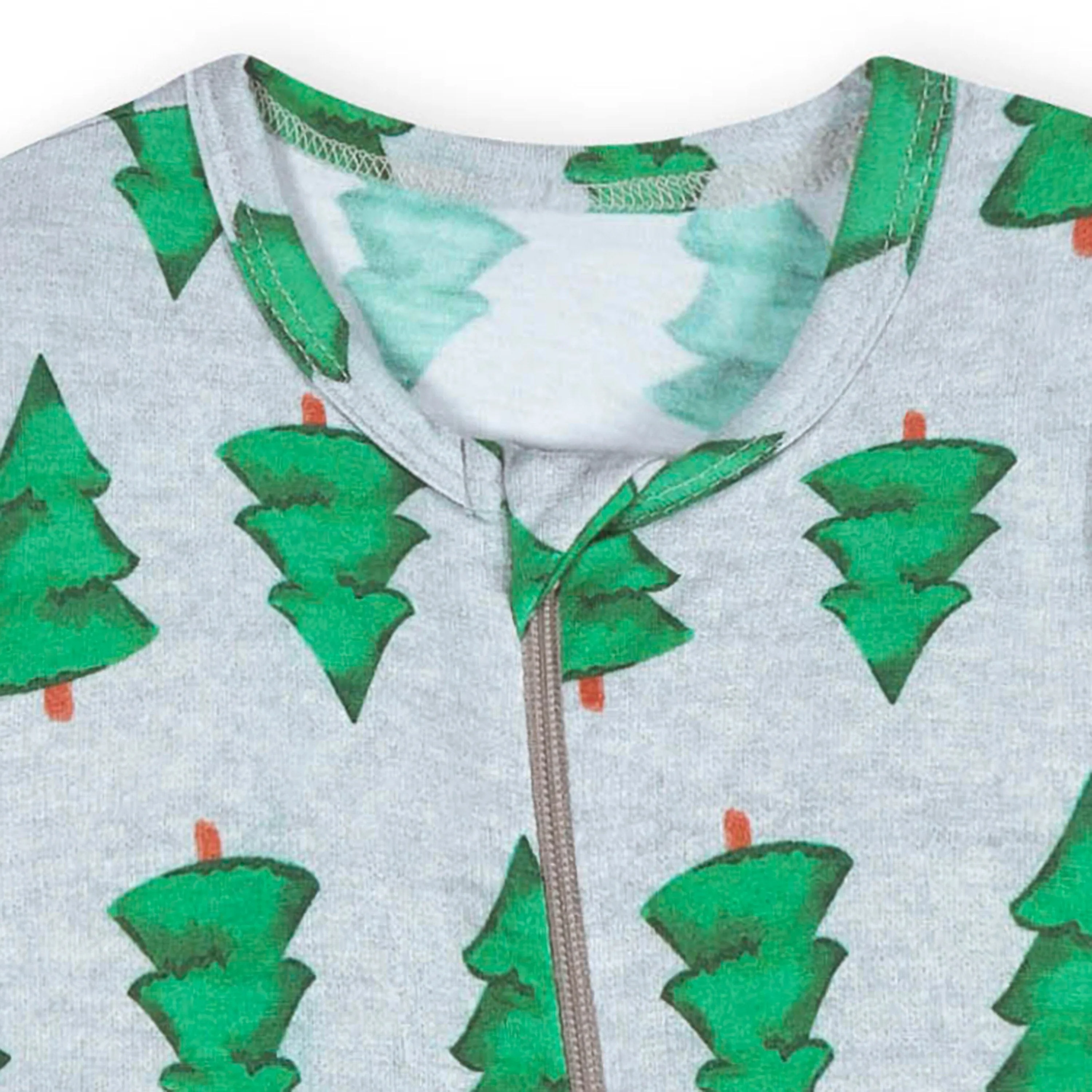 Baby Spruce Christmas Tree Footed Pajamas - Image 6