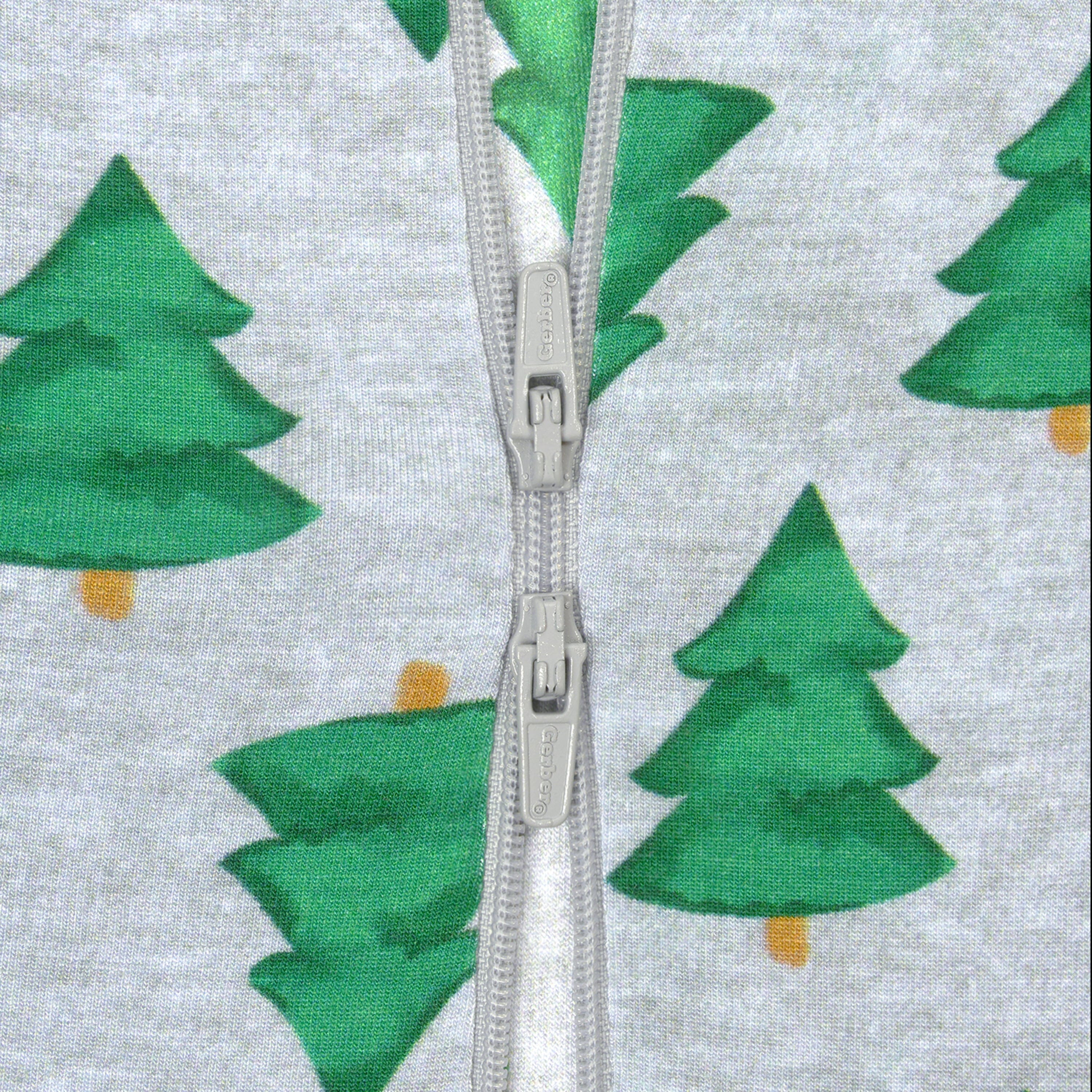 Baby Spruce Christmas Tree Footed Pajamas - Image 7