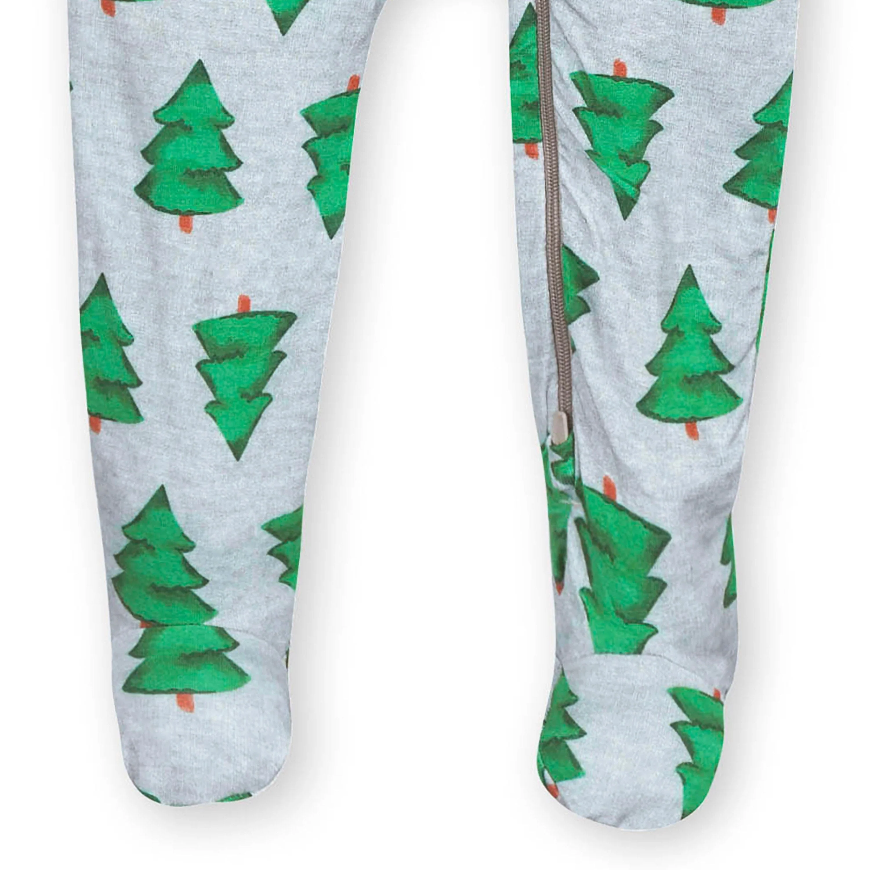 Baby Spruce Christmas Tree Footed Pajamas - Image 8