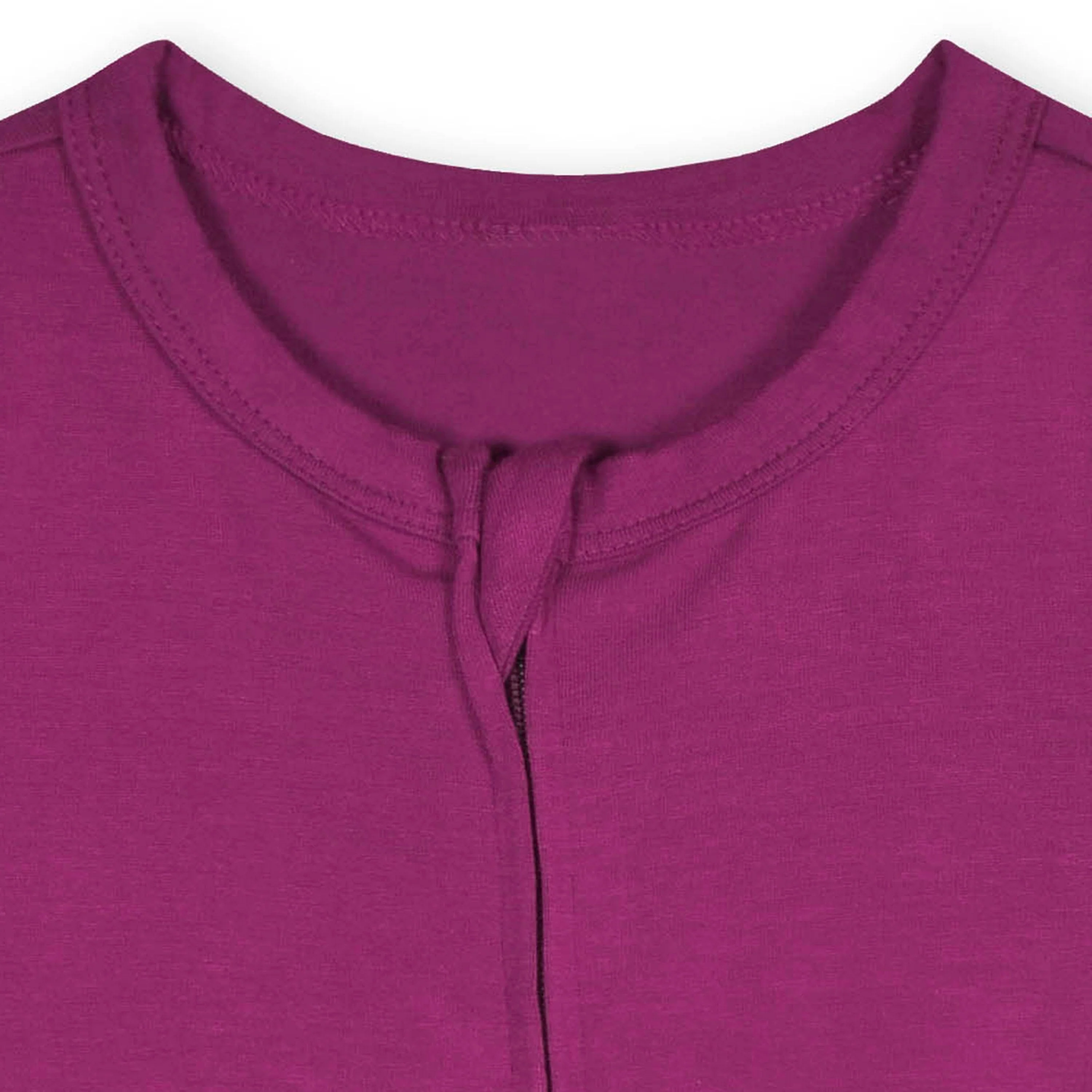 Baby Raspberry Buttery Soft Viscose Made from Eucalyptus Snug Fit Romper - Image 4