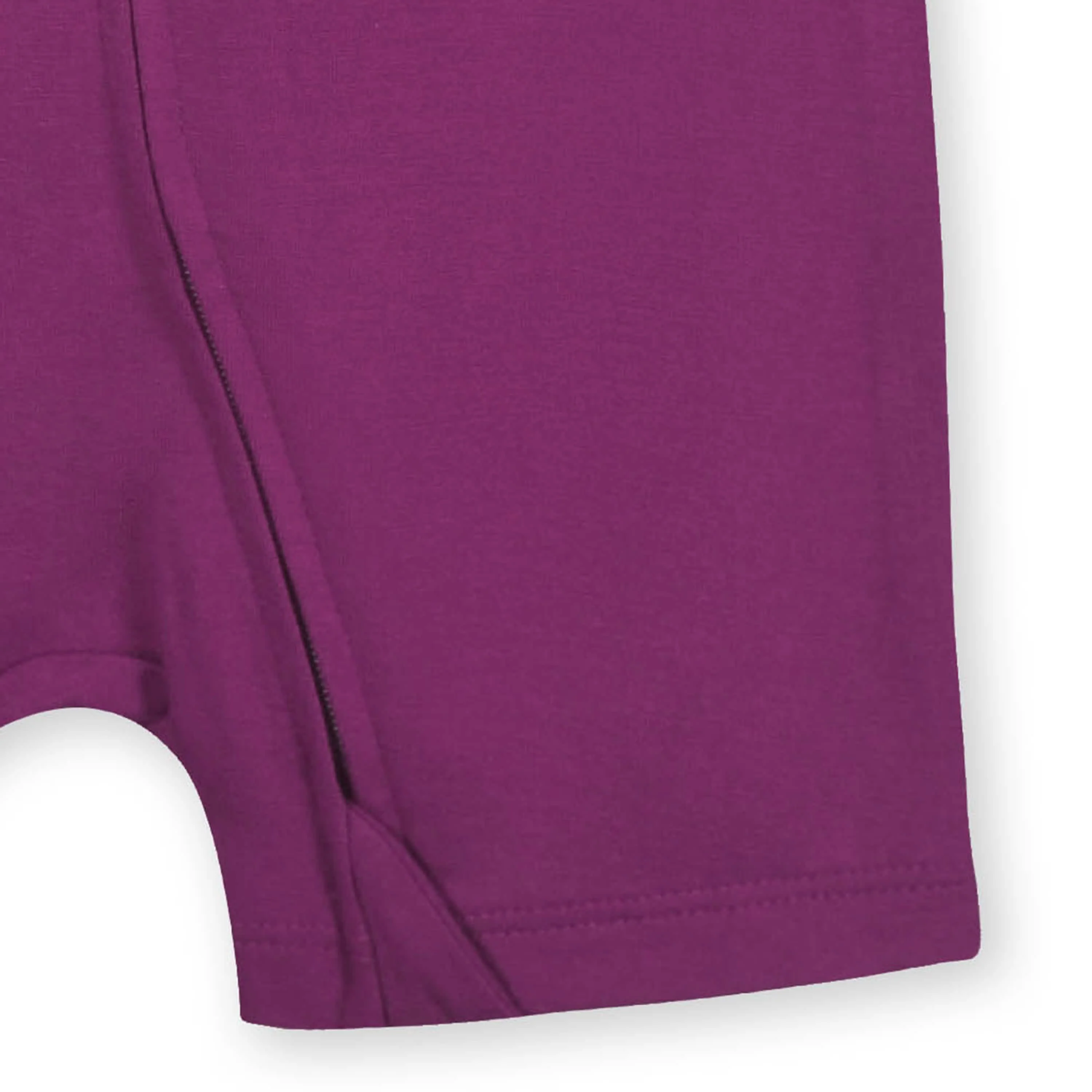 Baby Raspberry Buttery Soft Viscose Made from Eucalyptus Snug Fit Romper - Image 5
