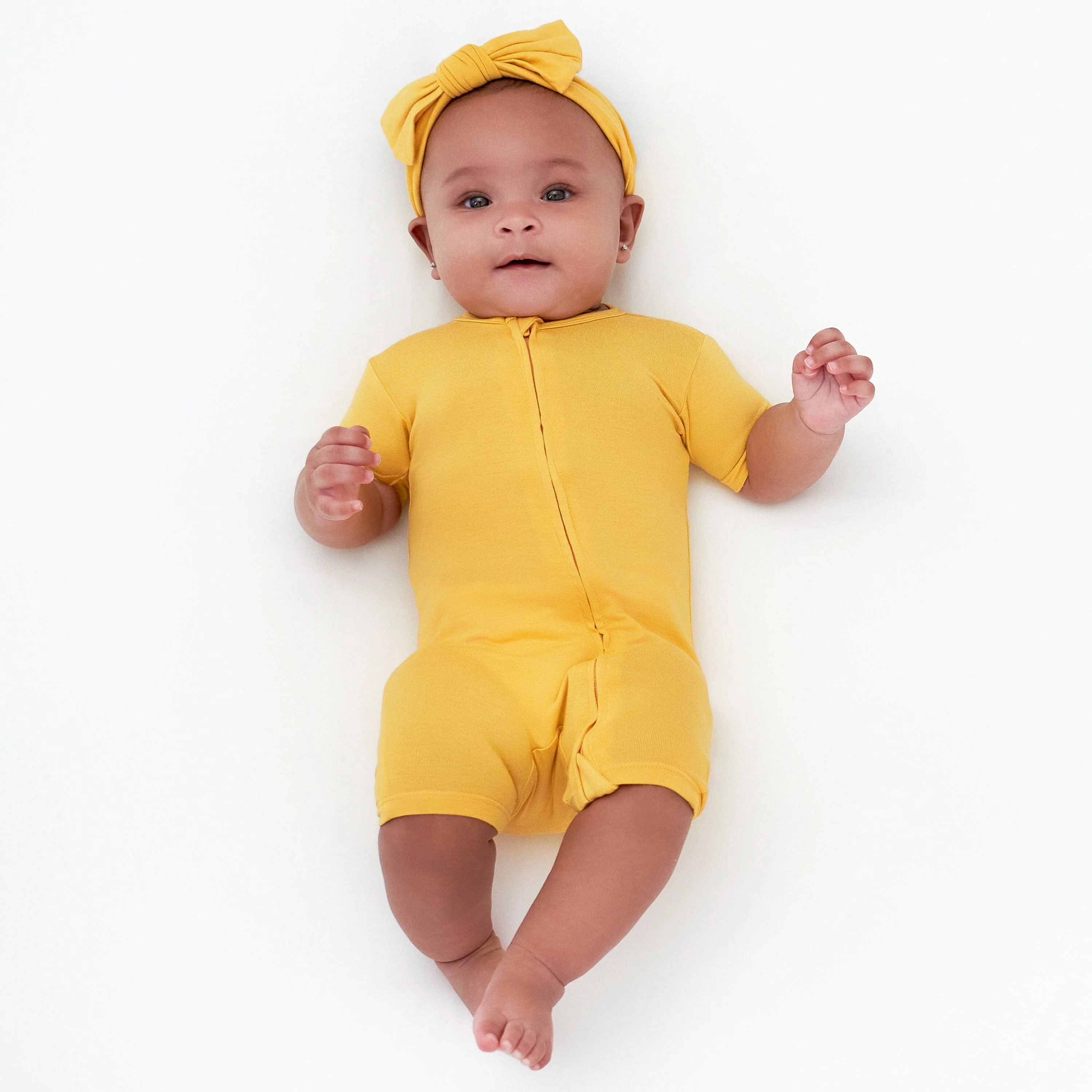 Baby Honey Buttery Soft Viscose Made from Eucalyptus Snug Fit Romper, 18M - Image 3