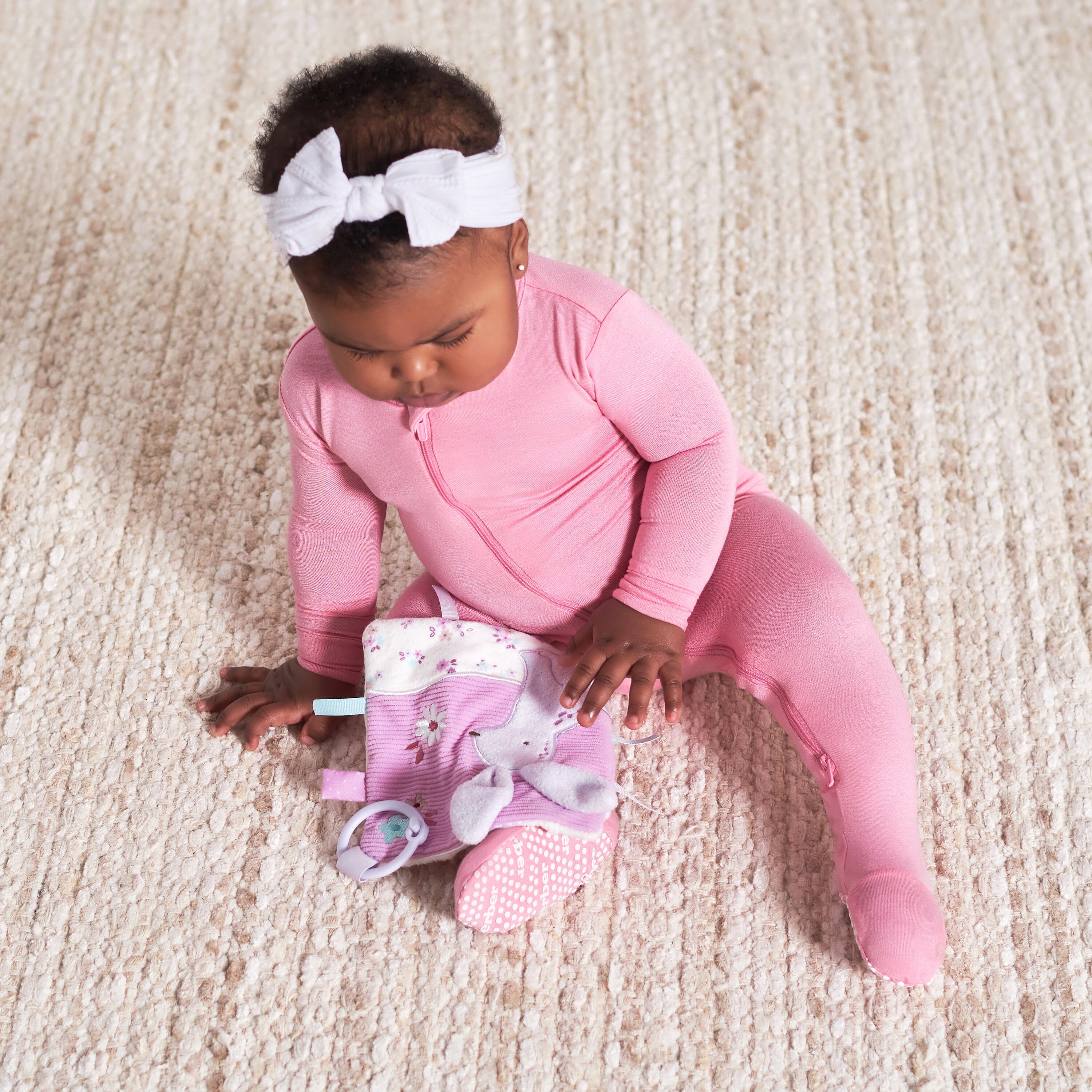 Baby Girls Bunny Crinkle Toy - Image 2