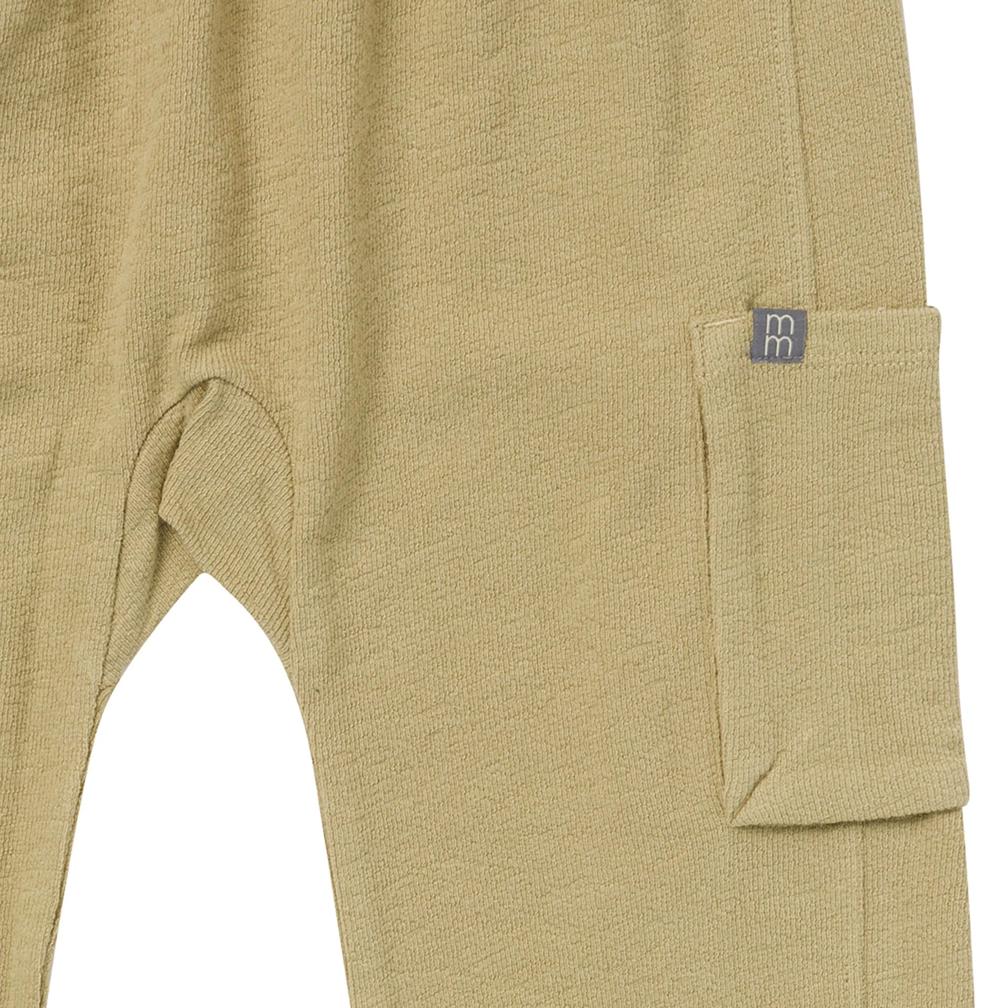 Boys Olive Cargo Pocket Sweatpants - Image 3
