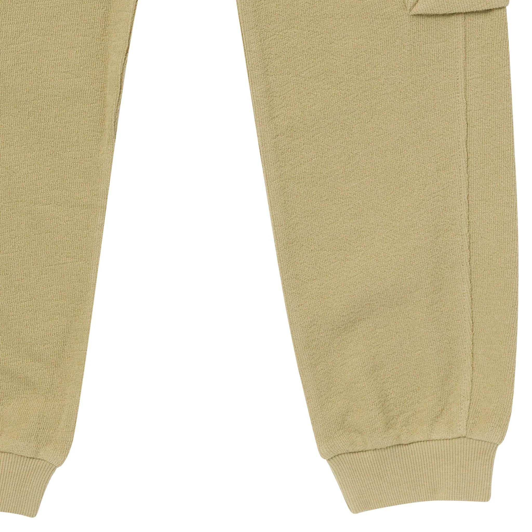 Boys Olive Cargo Pocket Sweatpants - Image 4