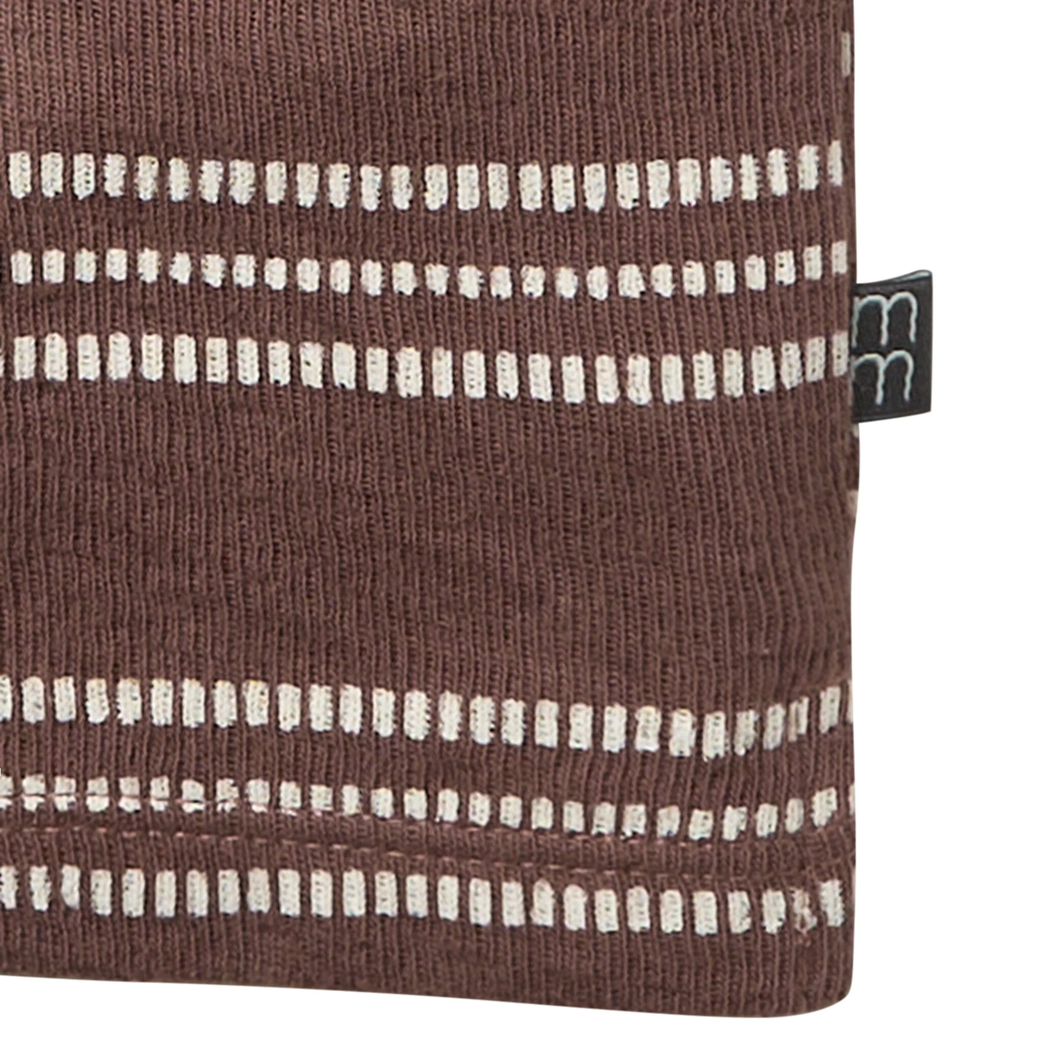 Infant & Toddler Boys Brown Stripe Collar Top - Image 5