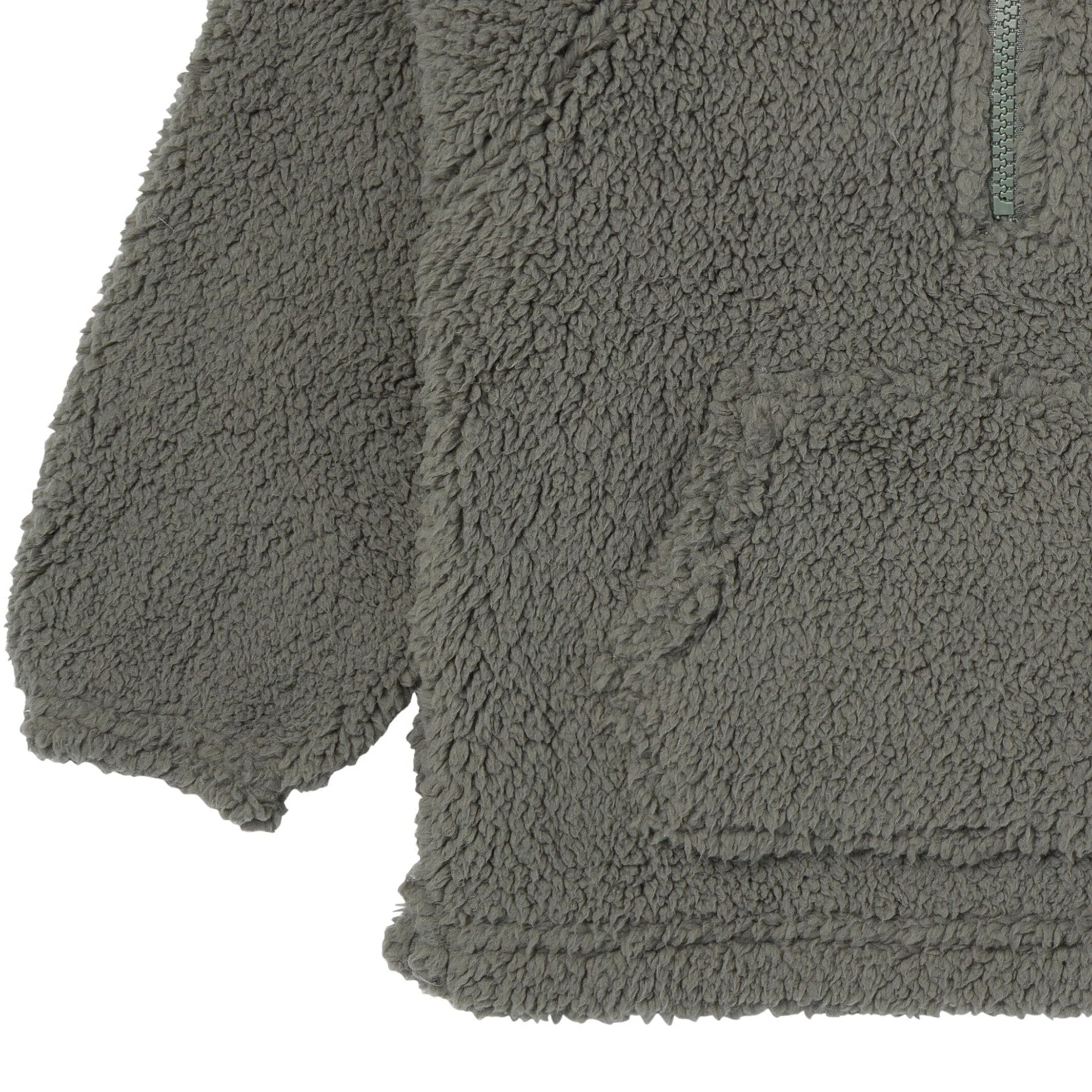 Embroidered Infant & Toddler Boys Dark Green Half-Zip Pullover - Image 6