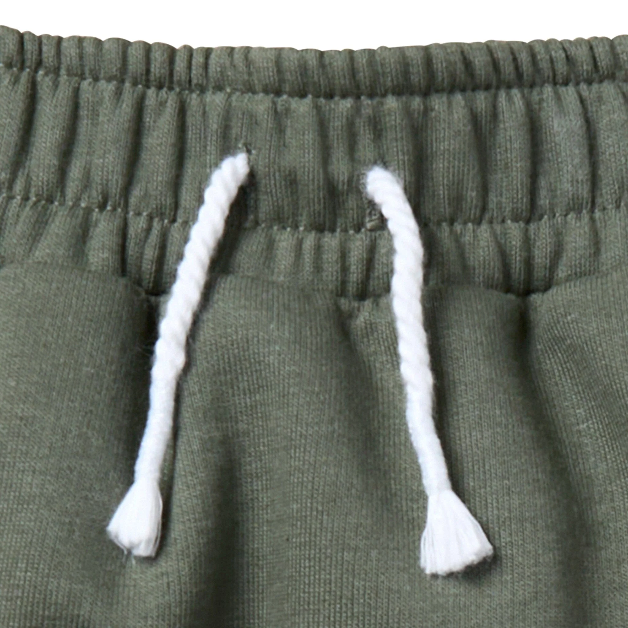 Infant & Toddler Boys Dark Green Harem Shorts - Image 4