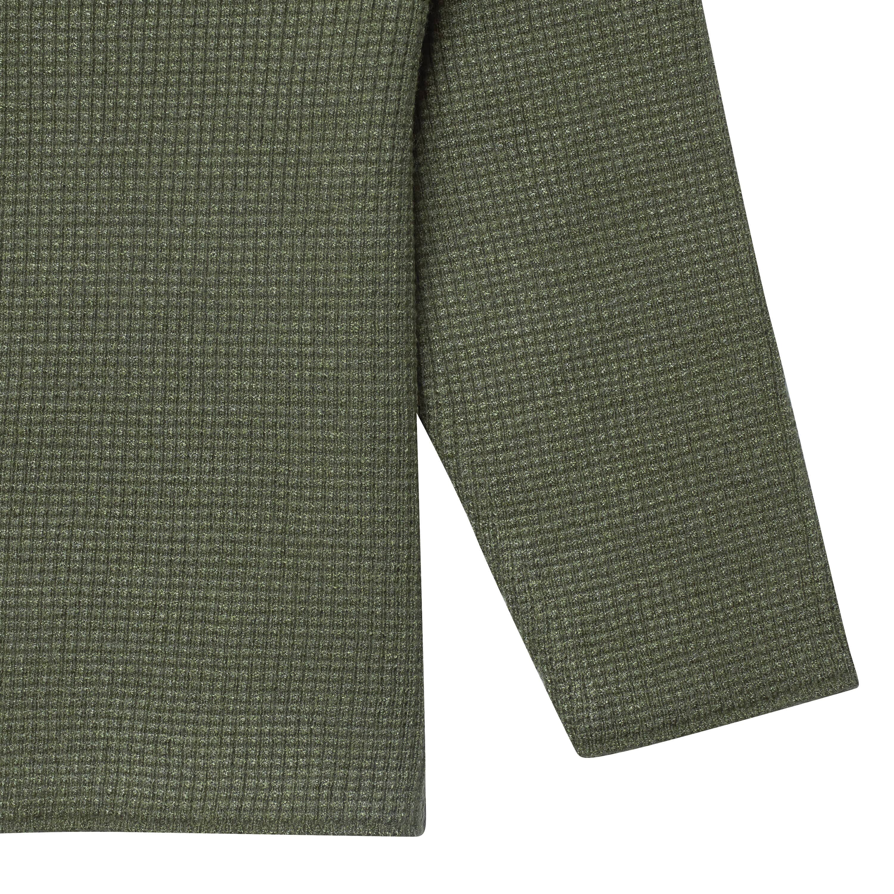 Infant & Toddler Boys Green Henley Sweater - Image 5