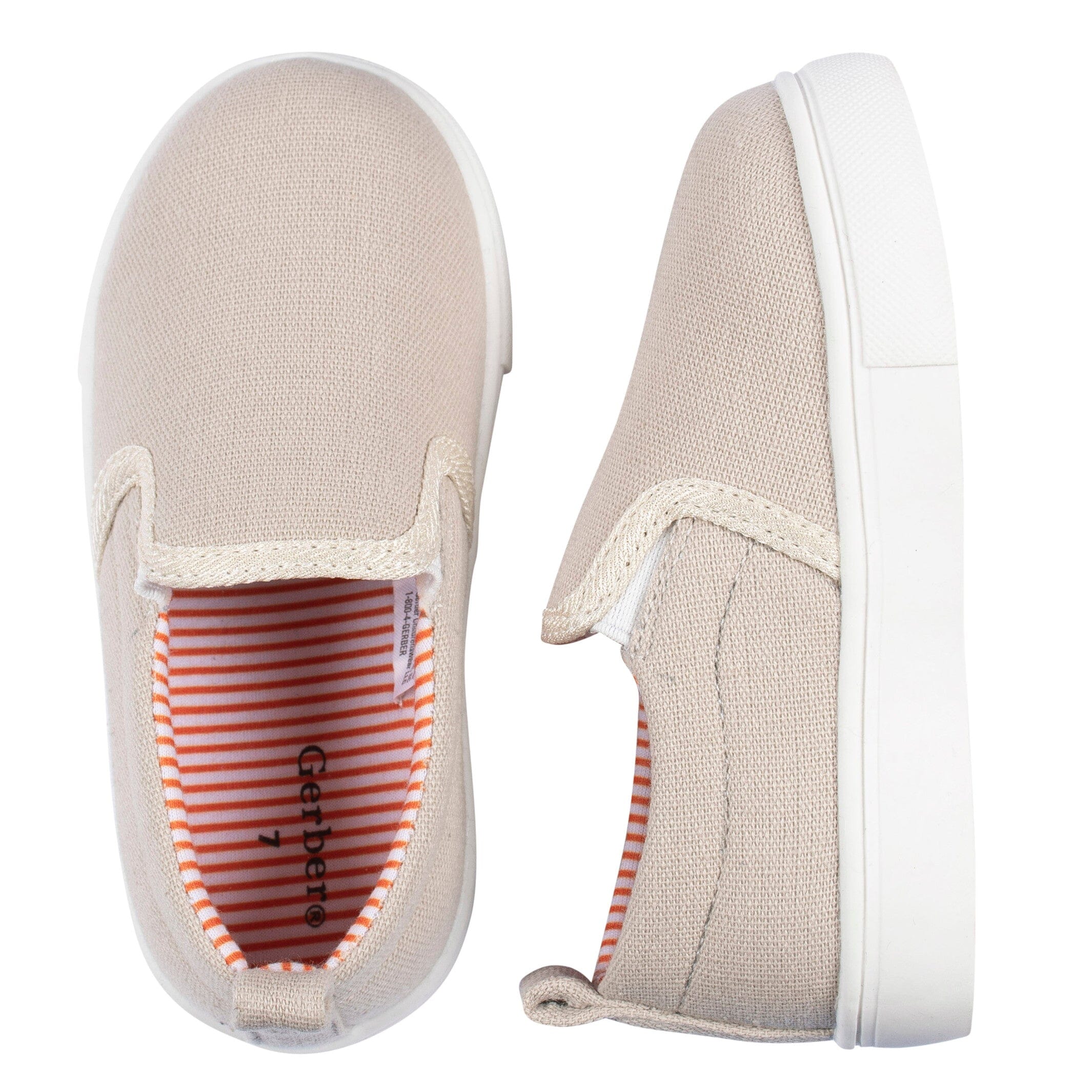Infant & Toddler Boys Khaki Slip-On Sneaker - Image 4