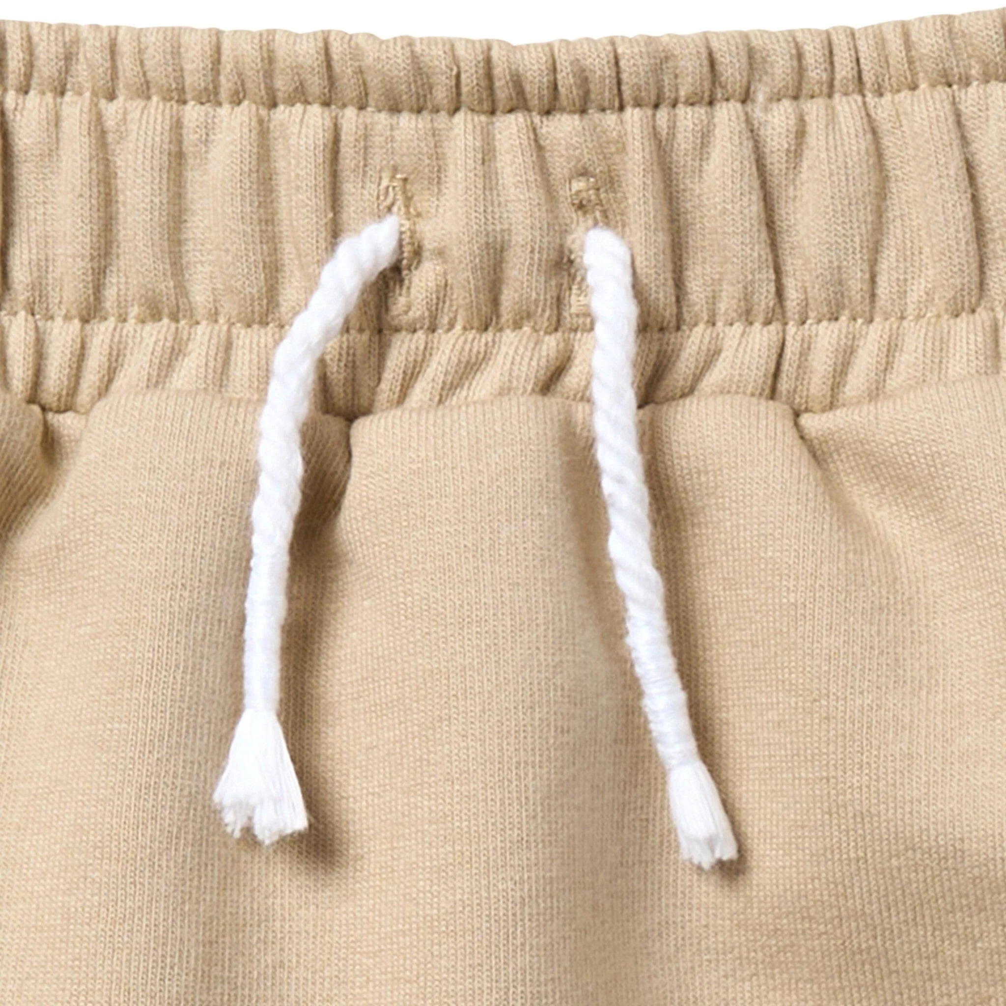 Infant & Toddler Boys Light Tan Harem Shorts - Image 3