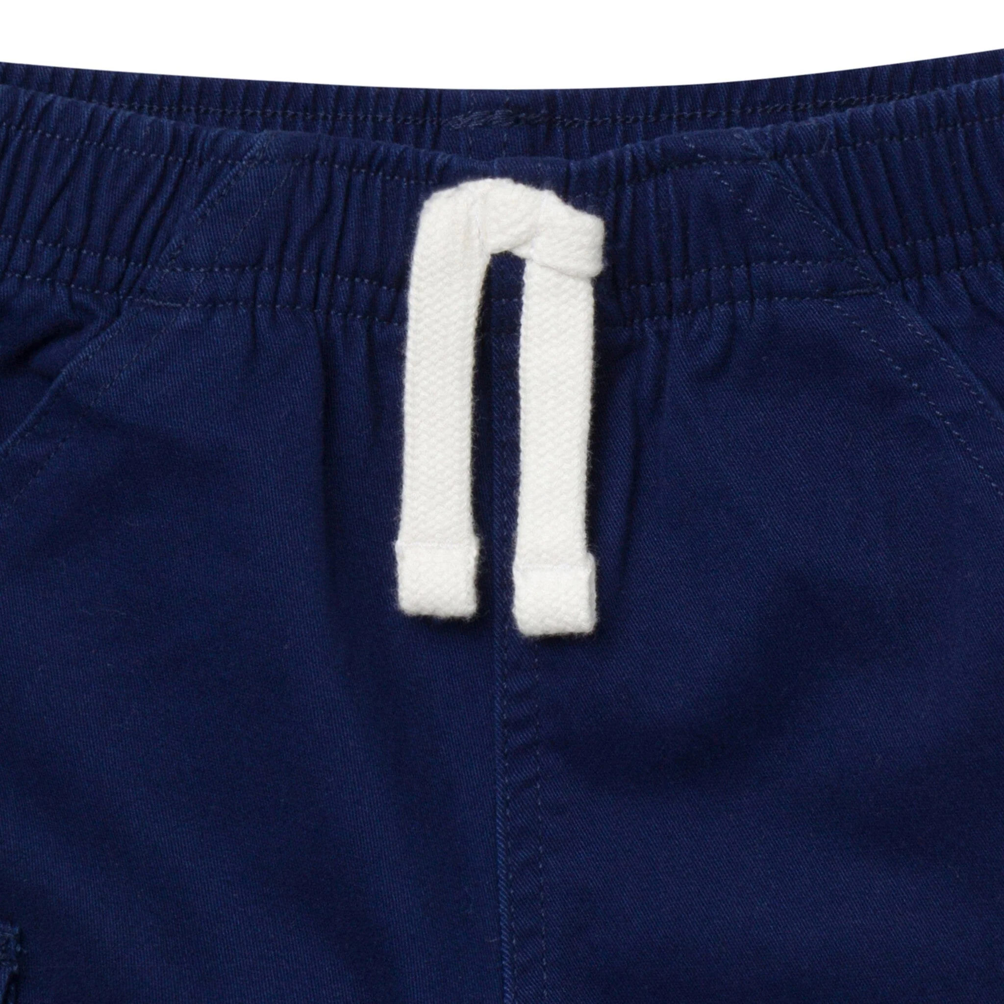 Infant & Toddler Boys Navy Twill Cargo Shorts - Image 2