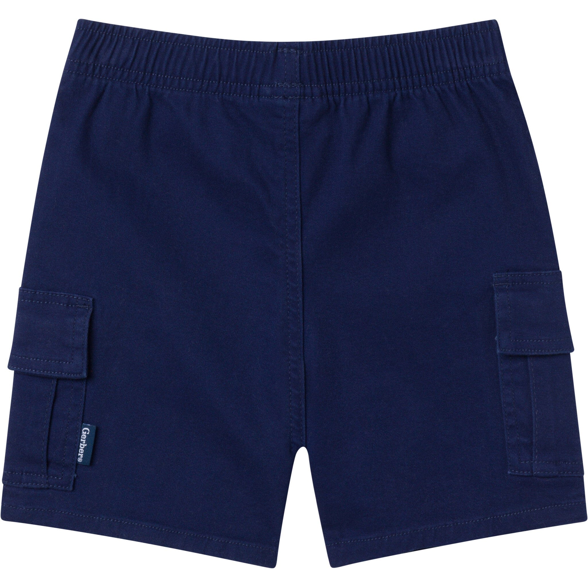Infant & Toddler Boys Navy Twill Cargo Shorts - Image 4