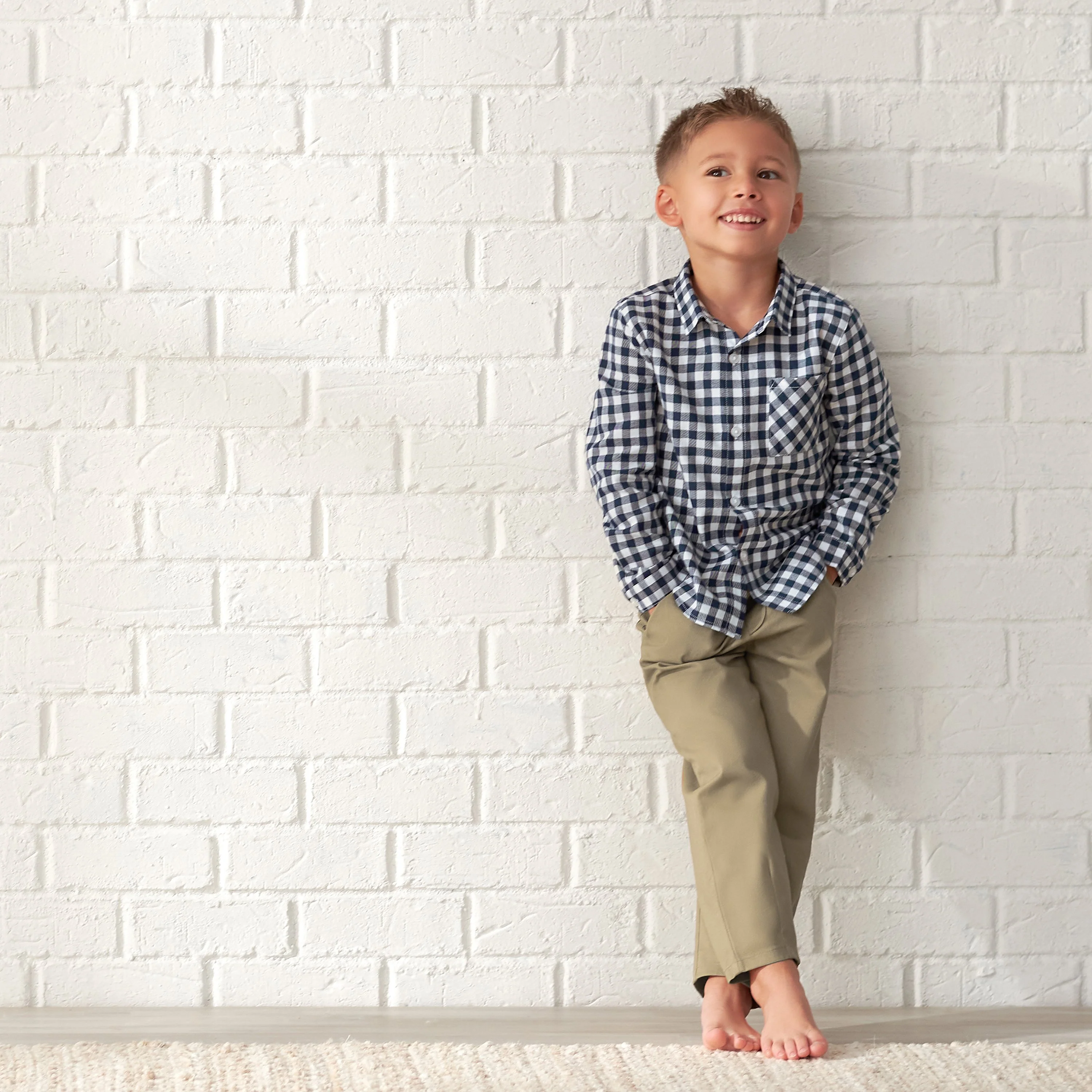 Infant & Toddler Boys Tan Canvas Pants - Image 3