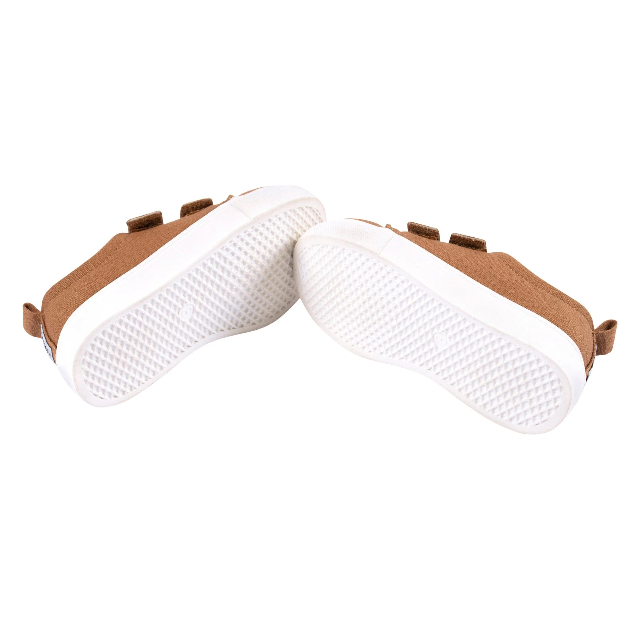 Infant & Toddler Boys Washed Rust Twill Strap Sneaker - Image 6