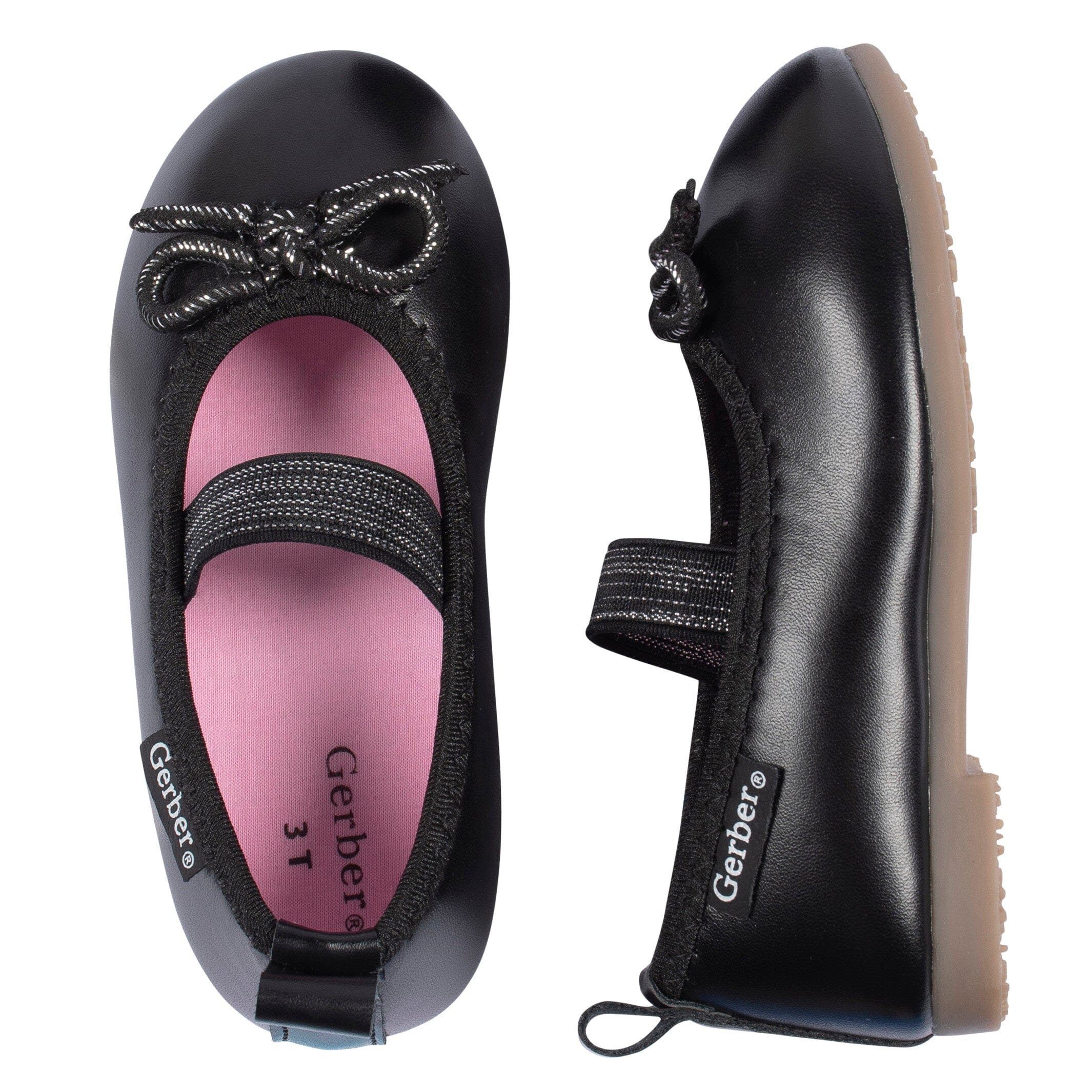 Infant & Toddler Girls Black Ballet Slipper - Image 2