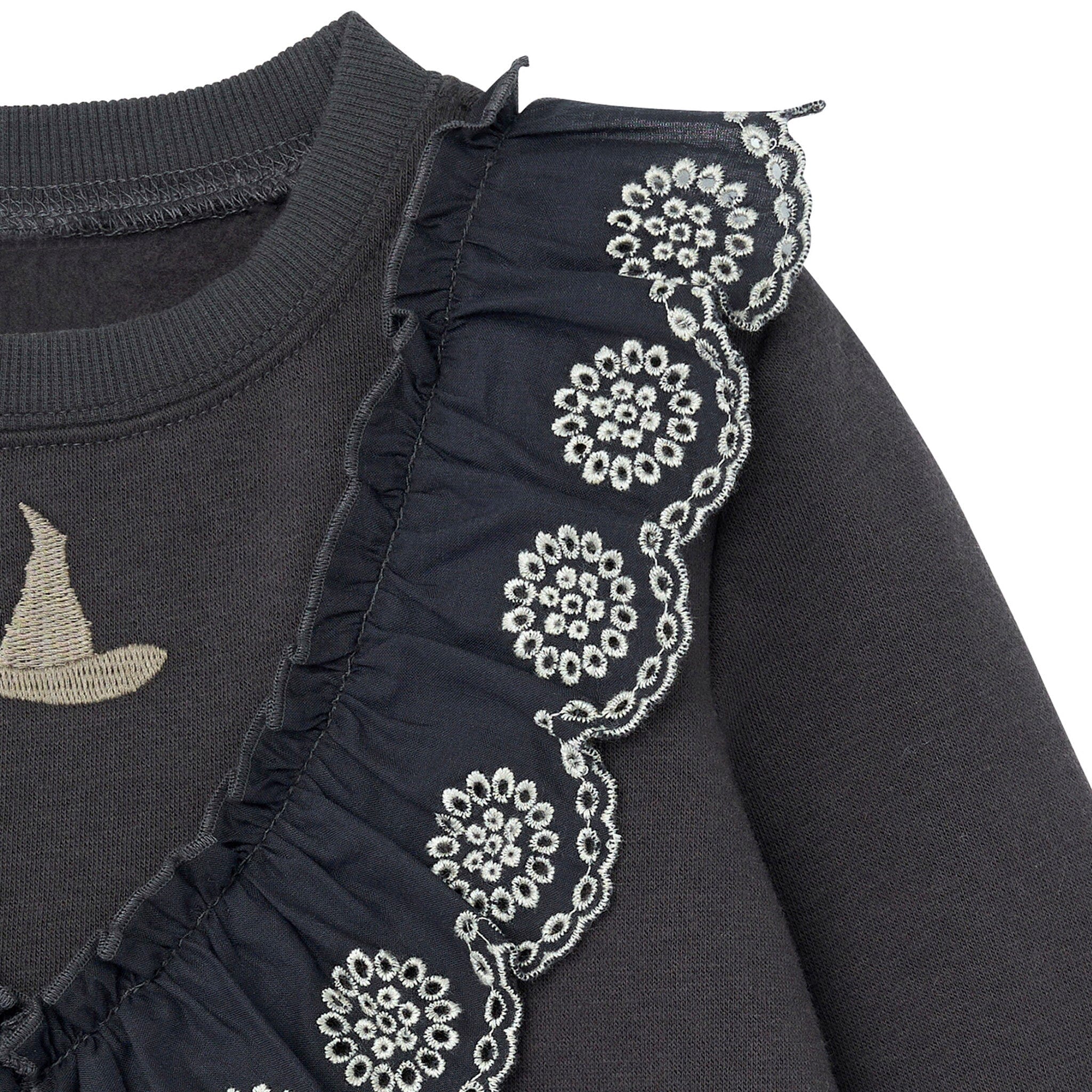 Infant & Toddler Girls Elphaba Ruffled Wicked Sweatshirt - Image 5