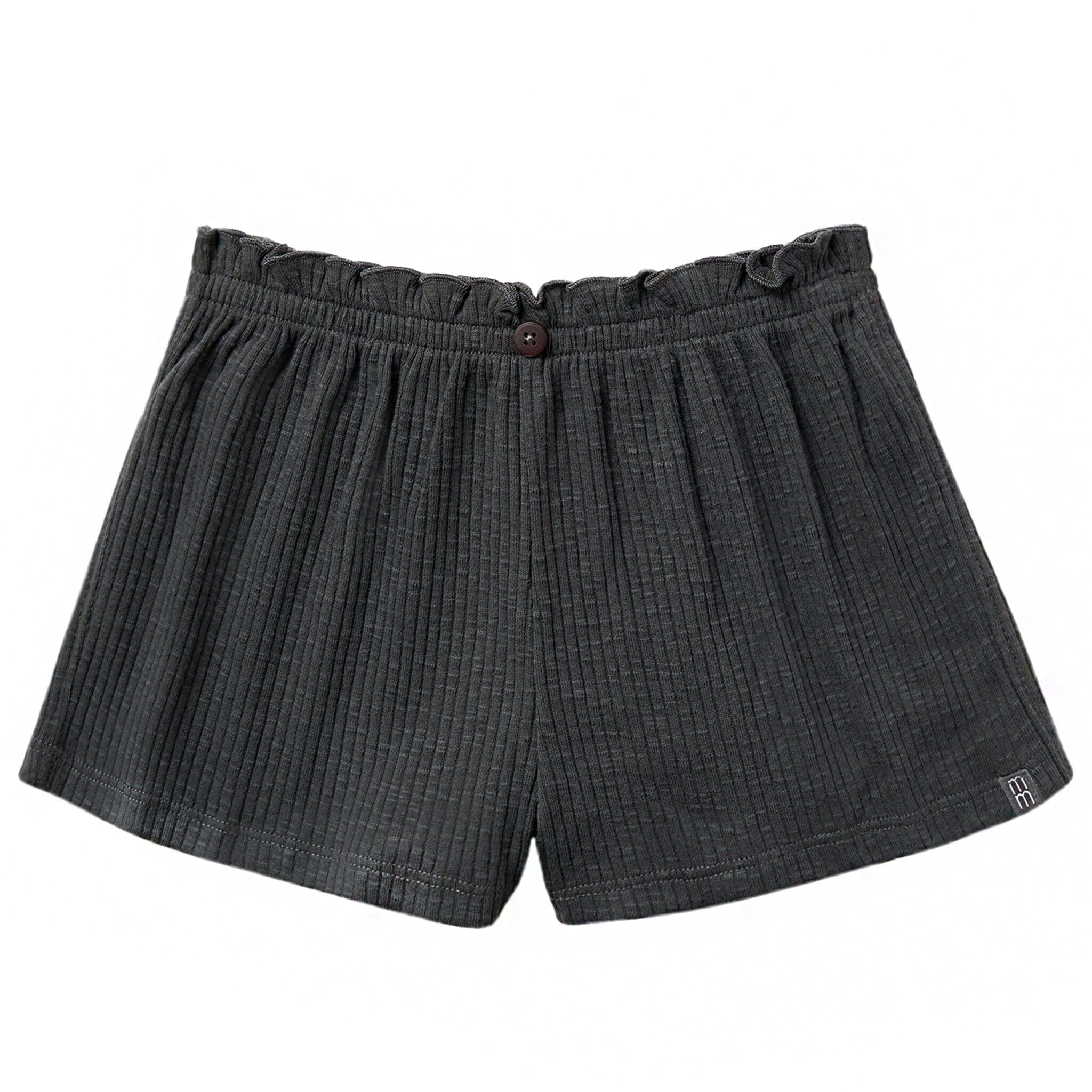 Infant & Toddler Girls Dark Grey Wide Leg Shorts