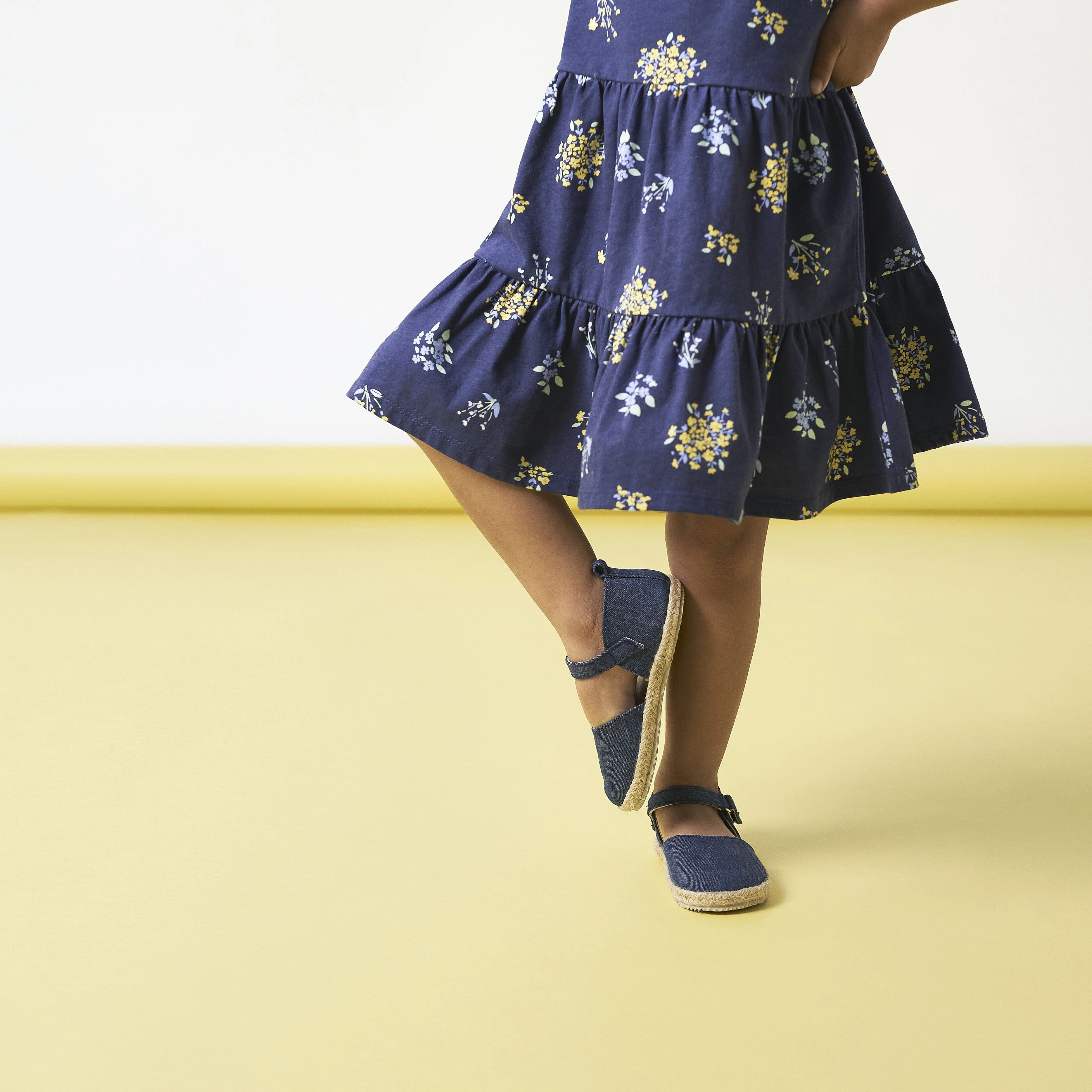 Infant & Toddler Girls Denim Espadrille Sandal - Image 3