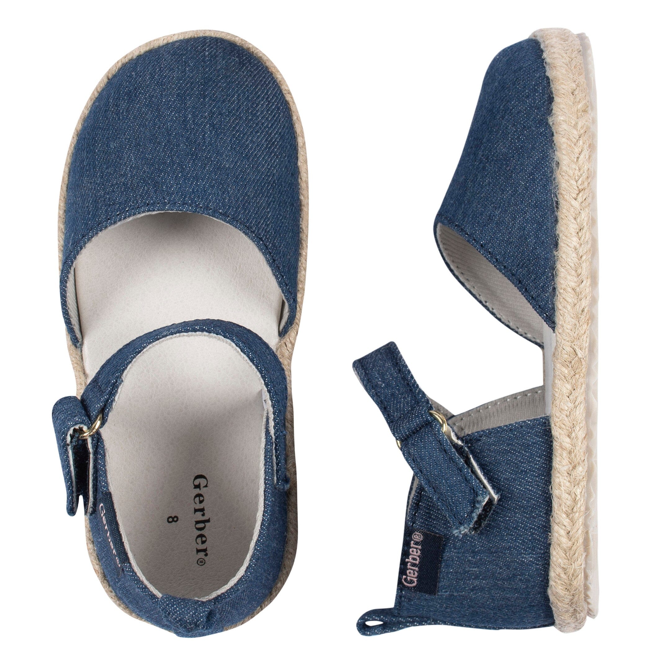 Infant & Toddler Girls Denim Espadrille Sandal - Image 4