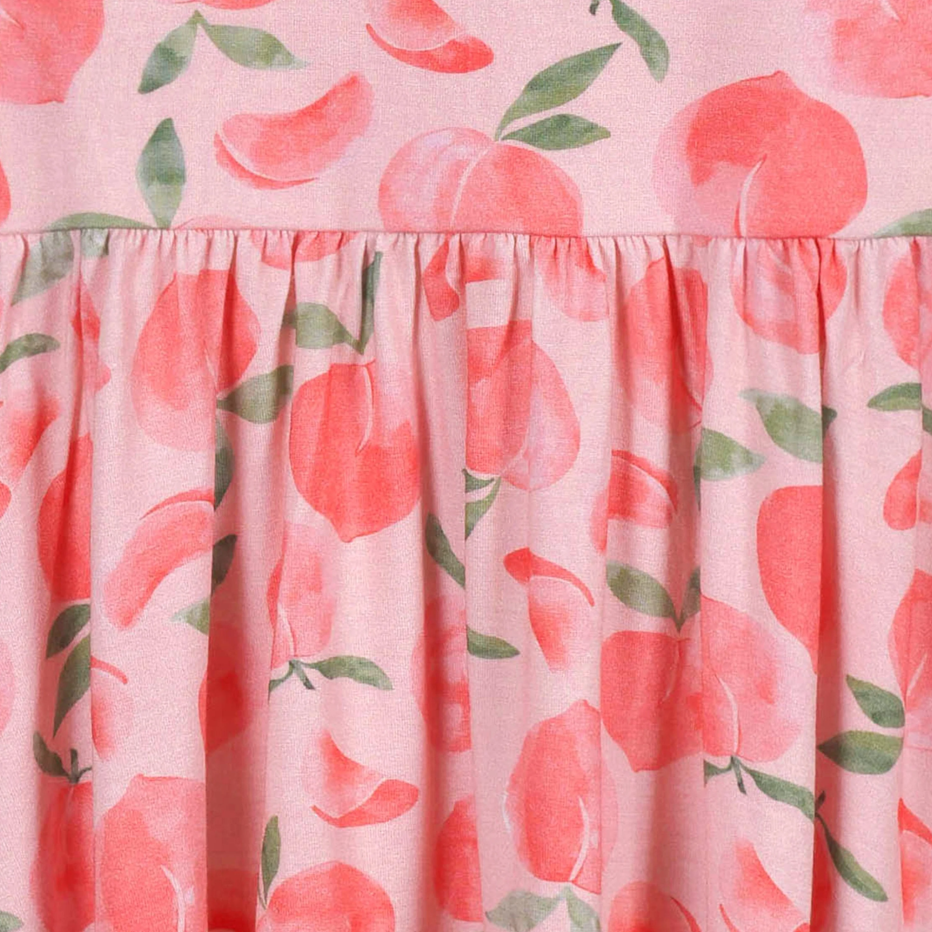 Toddler Girls Just Peachy Buttery Soft Viscose Made from Eucalyptus Twirl Dress - Image 6