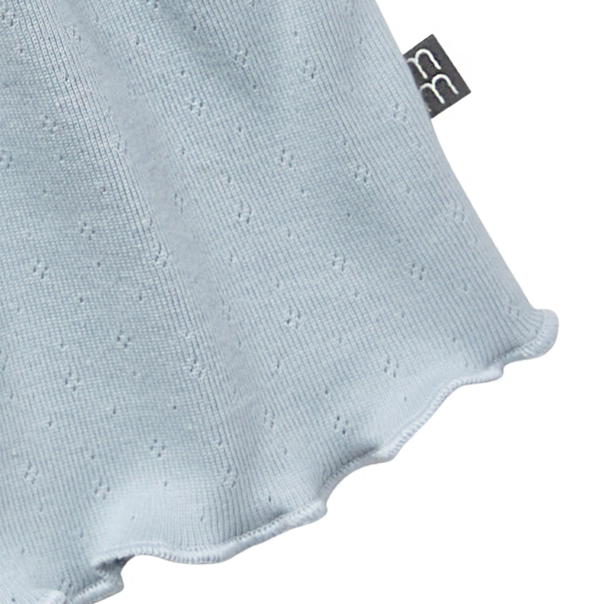Infant & Toddler Girls Light Blue Smocked Wide Leg Shorts - Image 9