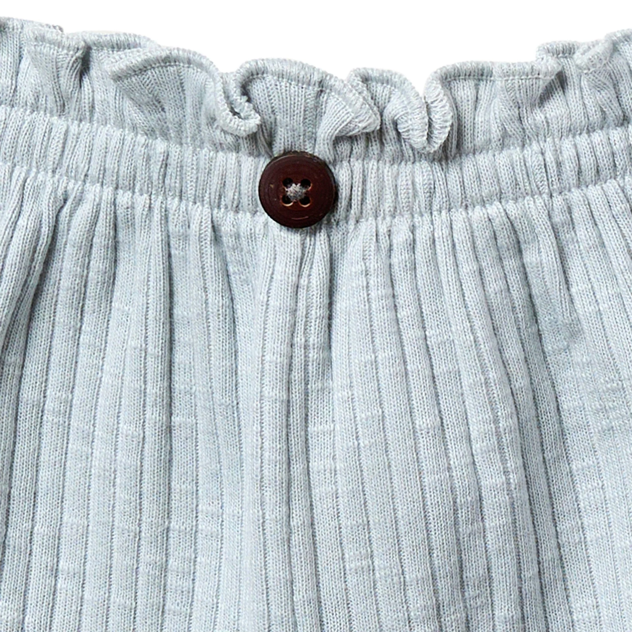 Infant & Toddler Girls Light Blue Wide Leg Shorts - Image 5