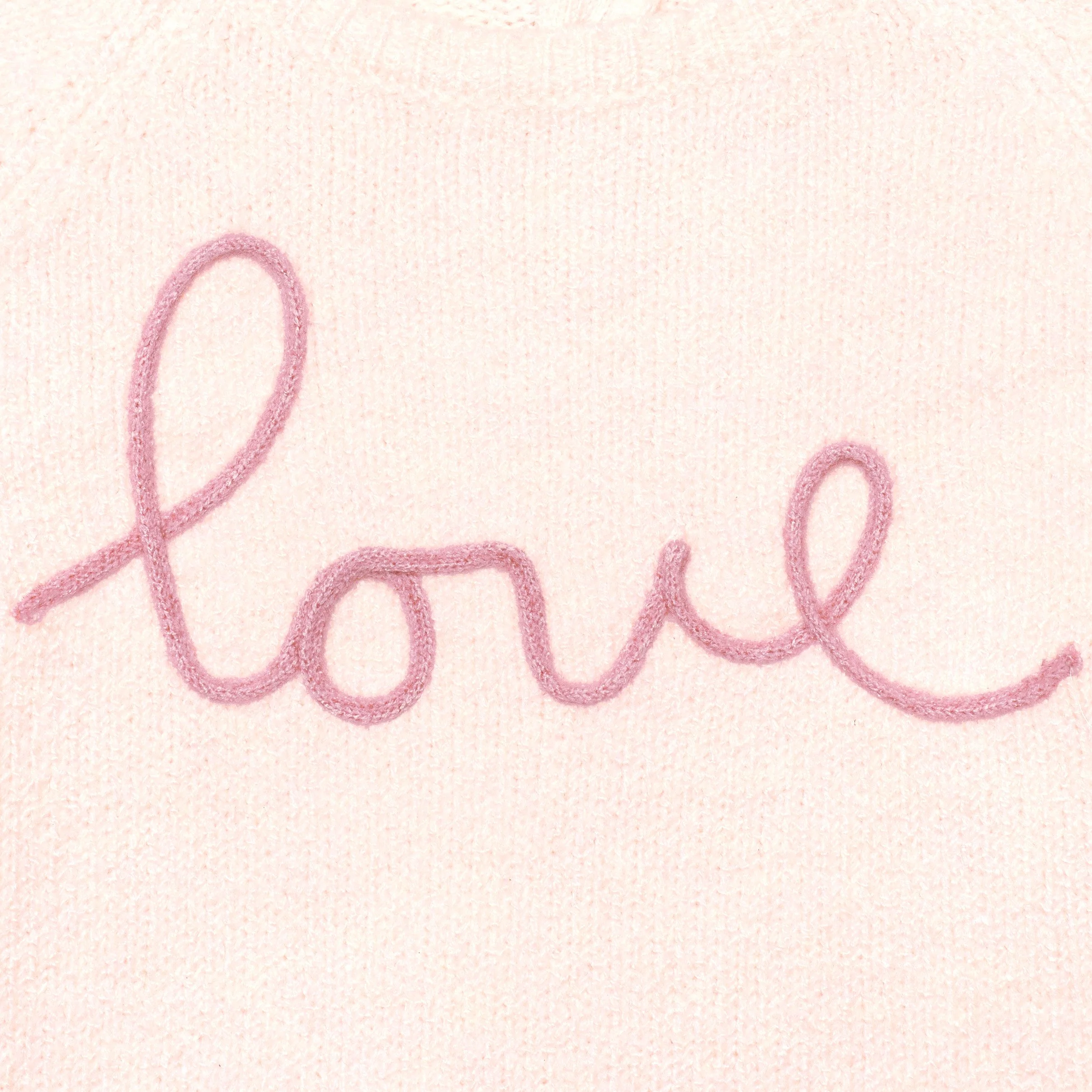 Infant & Toddler Girls Light Pink Sweater With Tulle Trim - Image 5